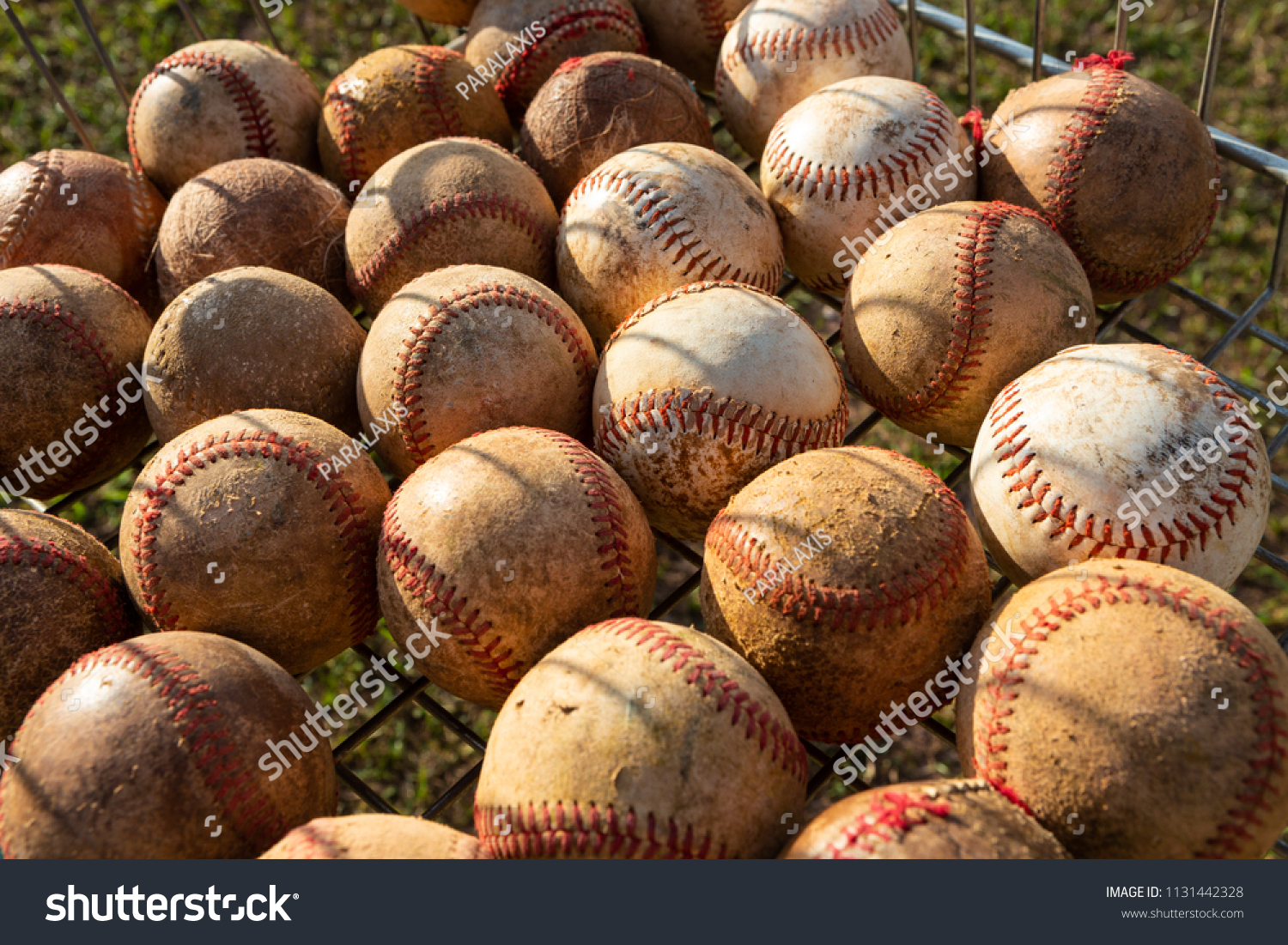 baseball ball basket