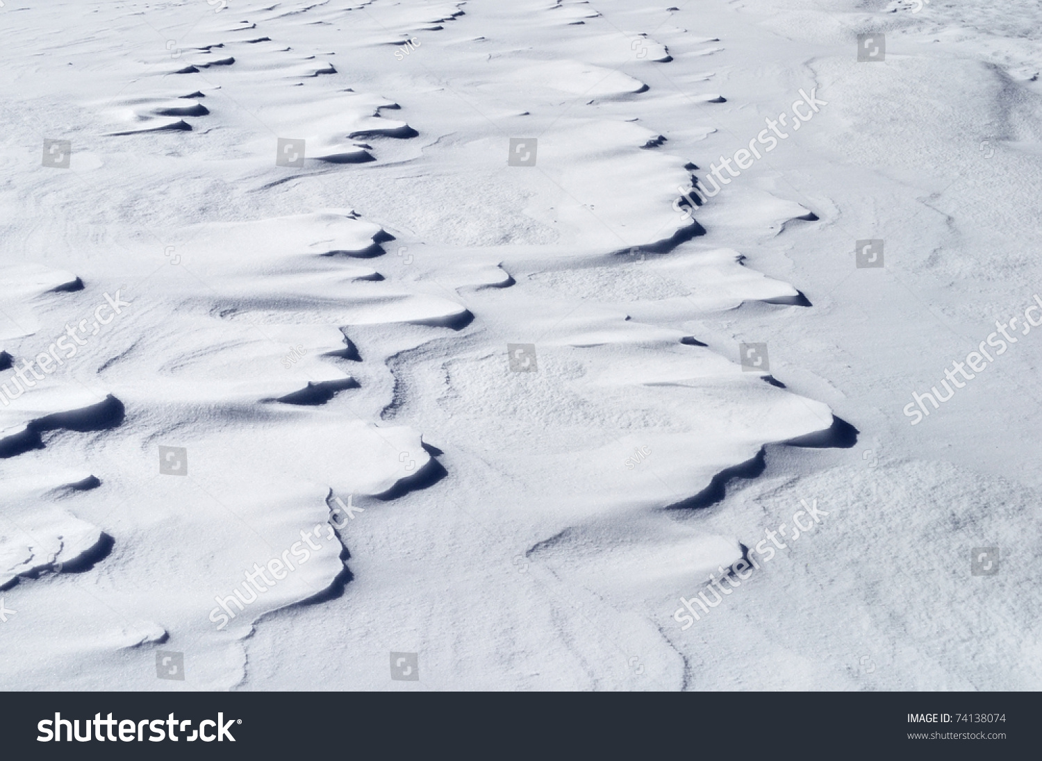 Close Windy Snow Surface Texture Stock Photo 74138074 | Shutterstock