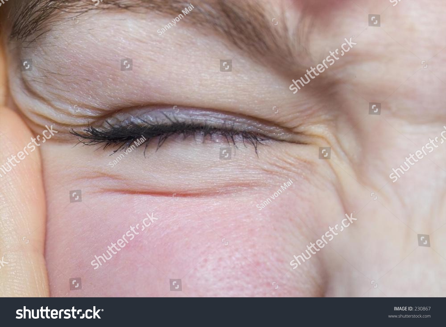 Close Up Of Woman'S Eye, Blinking Stock Photo 230867 : Shutterstock