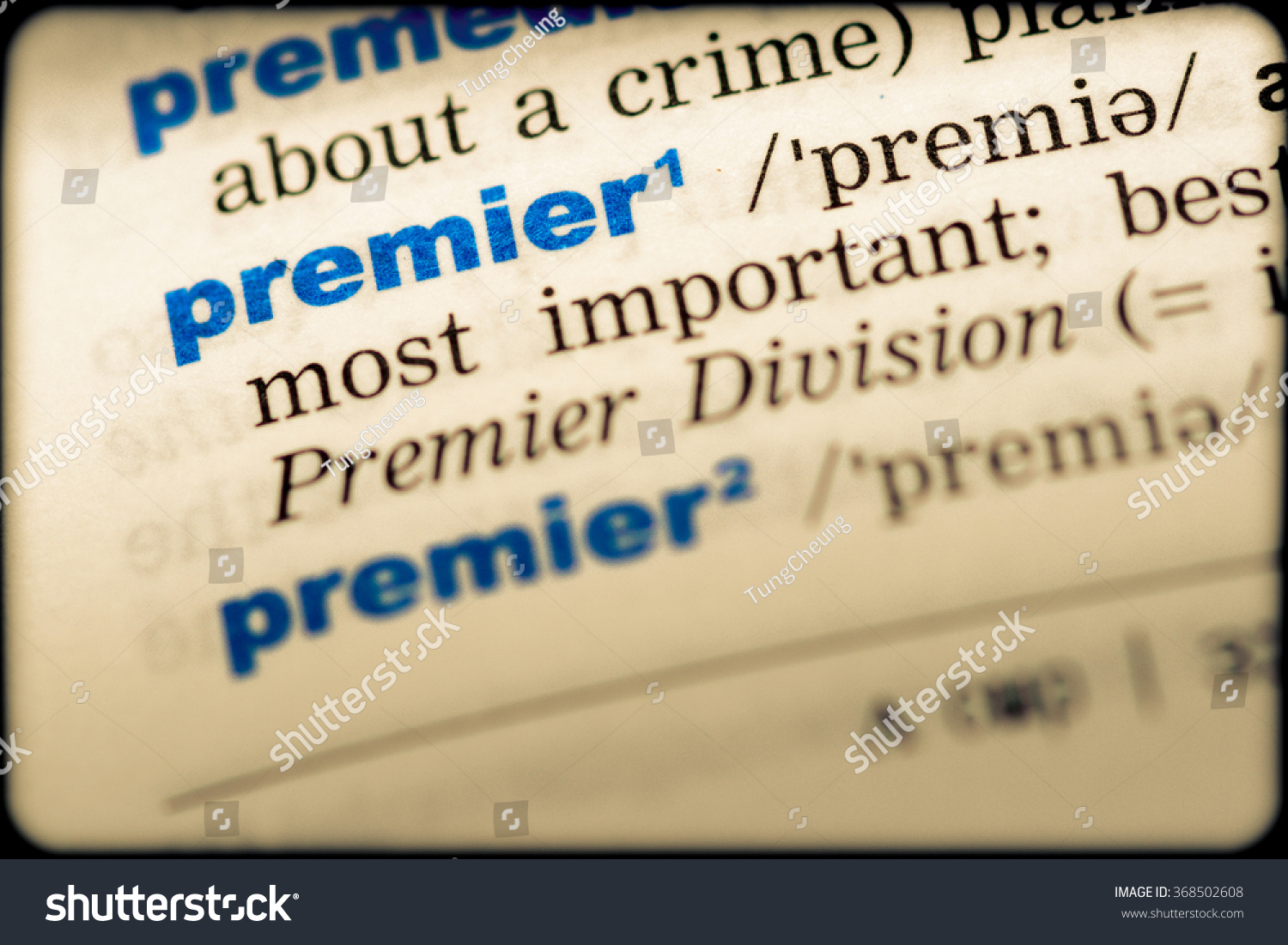 premier definition