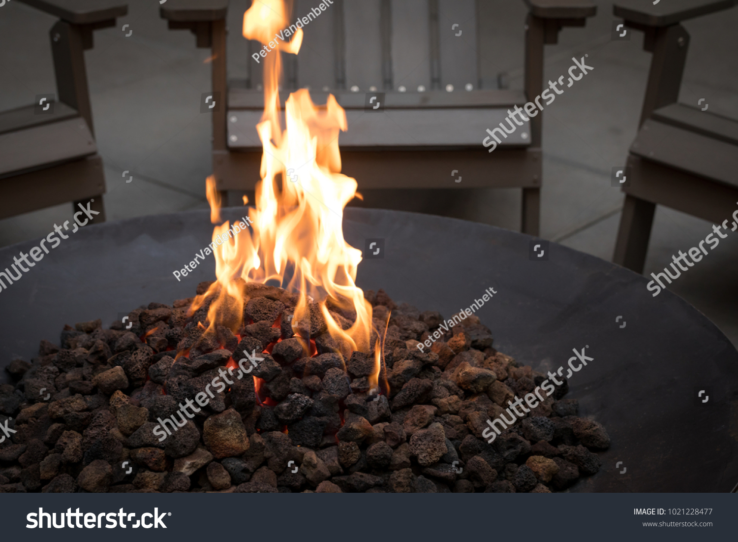 Close On Glowing Lava Rock Coals Stock Image Download Now