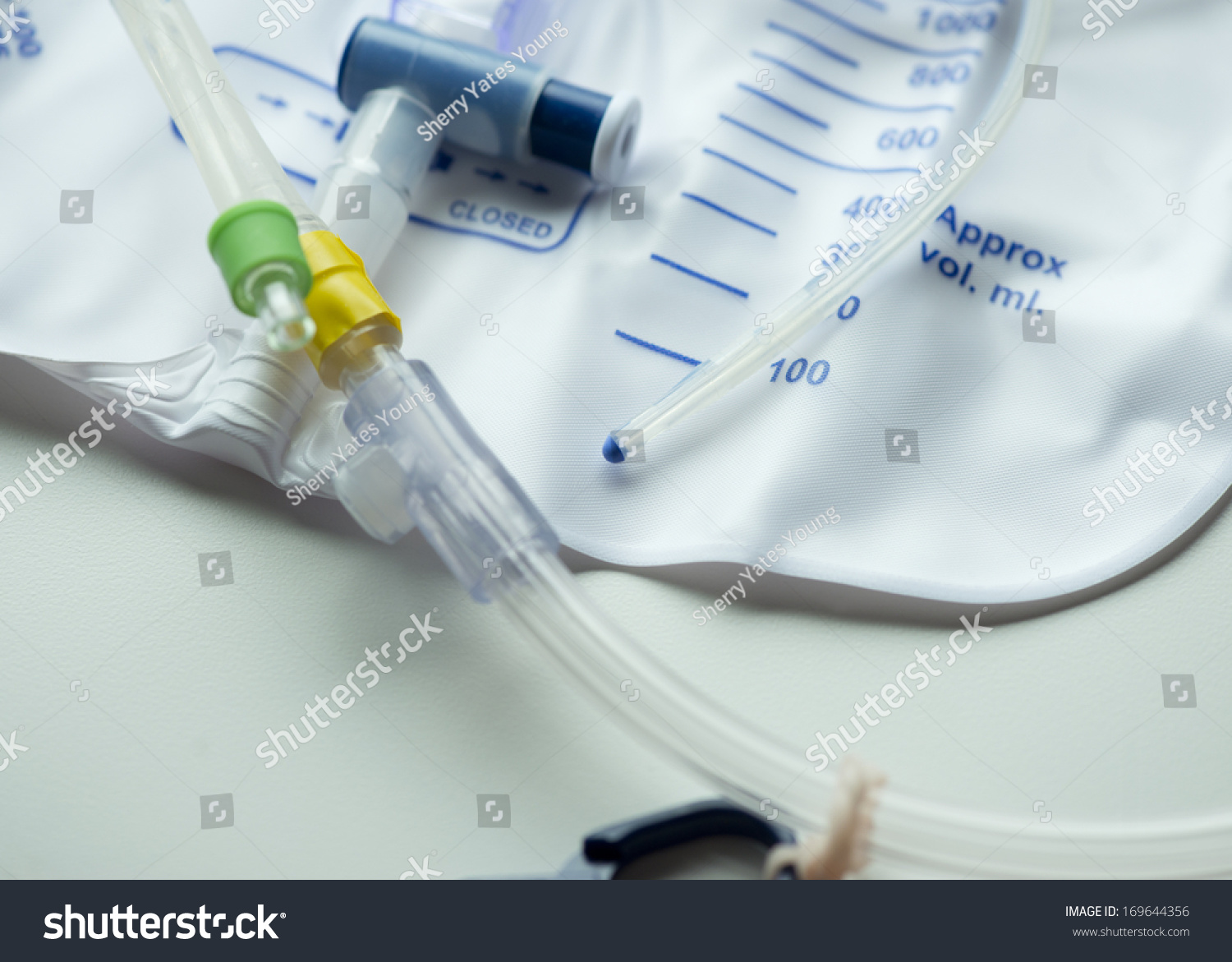 Close Photo Urinary Catheter Urine Bag Stock Photo (Edit Now) 169644356