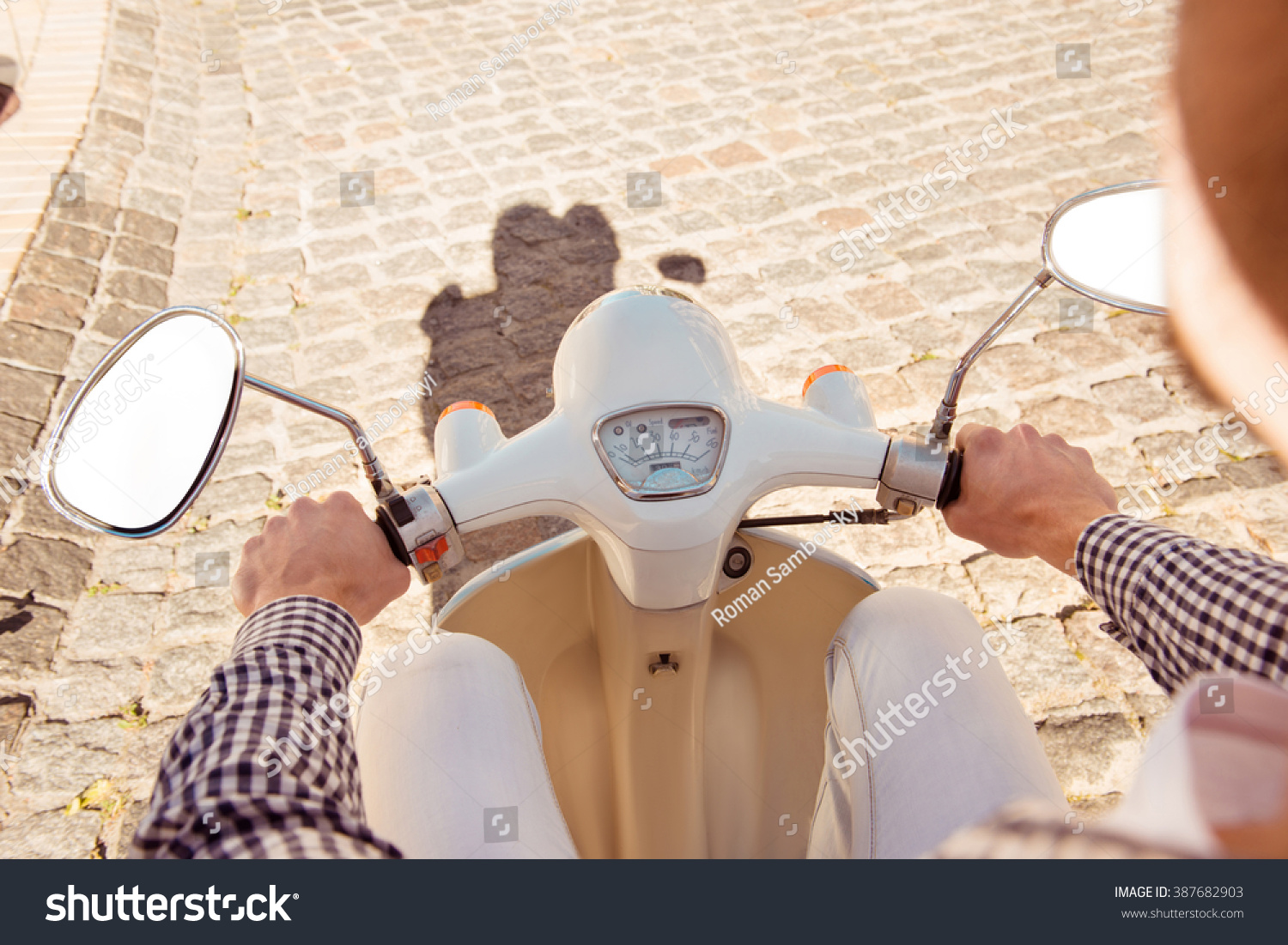 Close Photo Bikes Speedo Stock Photo (Edit Now) 387682903