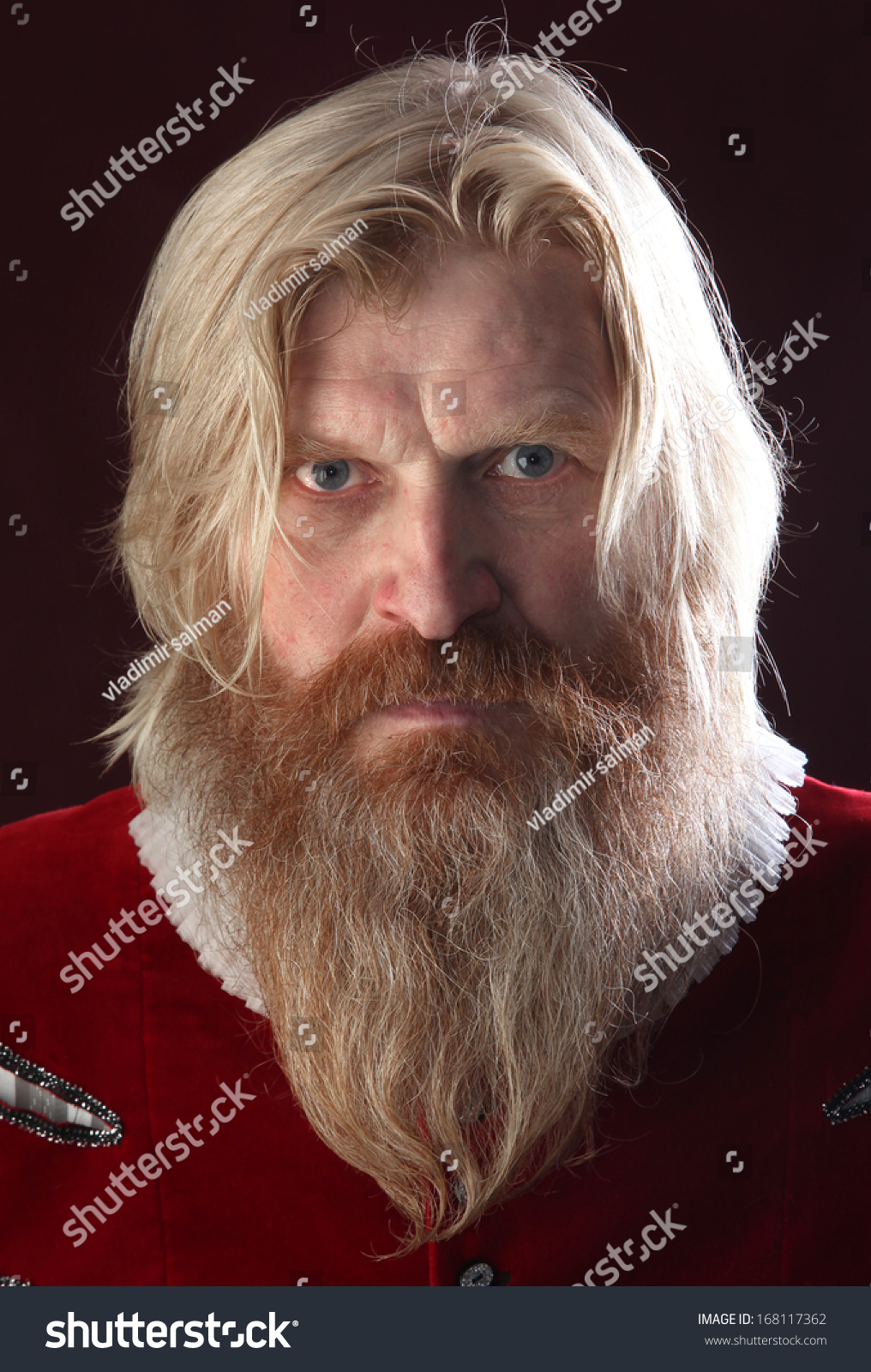 Closeup Portrait Adult Male Long Blonde Stock Photo Edit Now