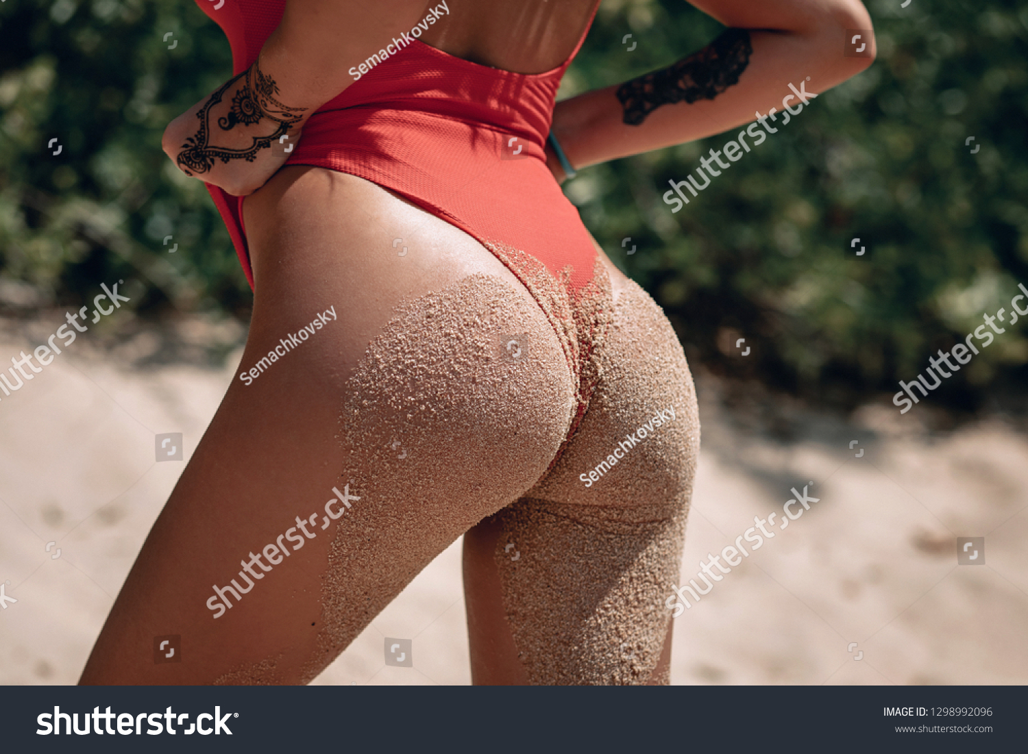 Brown sexy ass Closeup Sexy Ass Sporty Girl Wearing Stock Photo Edit Now 1298992096