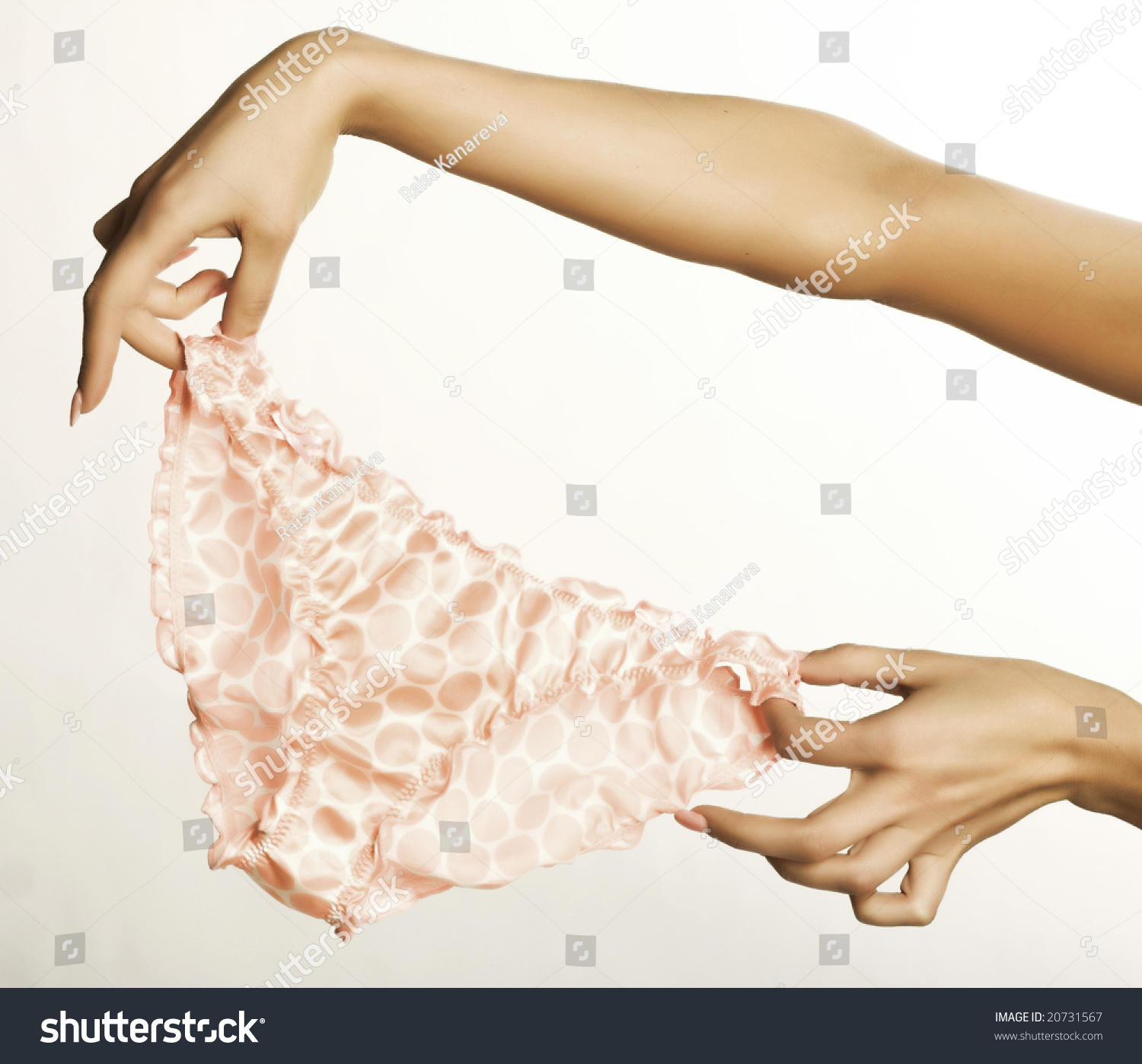 Close-Up Shot Of An Elegant Woman'S Panties Stock Photo 20731567 ...