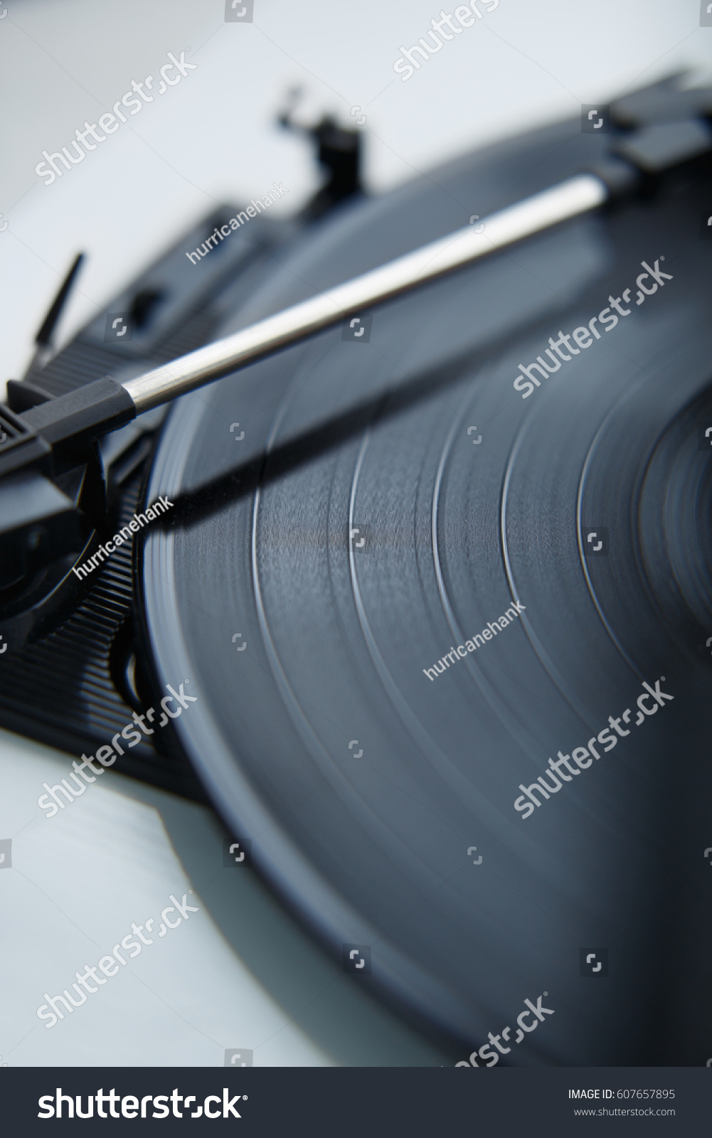 Close Shot Hifi Turntable Vinyl Record Stock Photo Edit Now