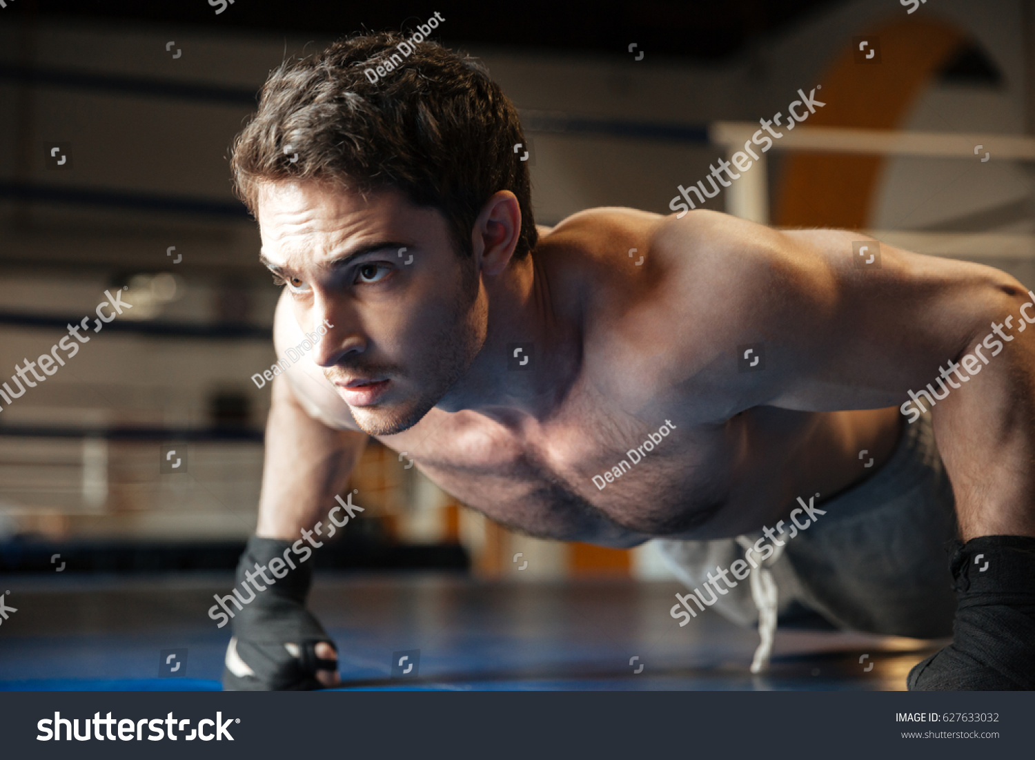 Close Side View Cool Boxer Naked Stock Photo Shutterstock