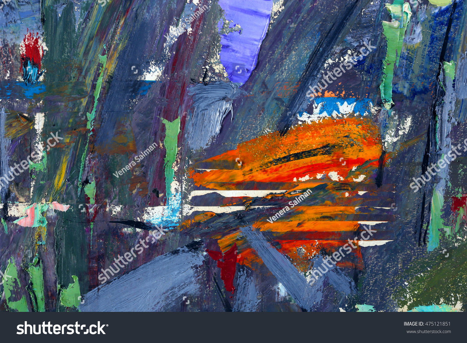 Closeup Texture Fragment Oil Painting Stock Illustration Shutterstock