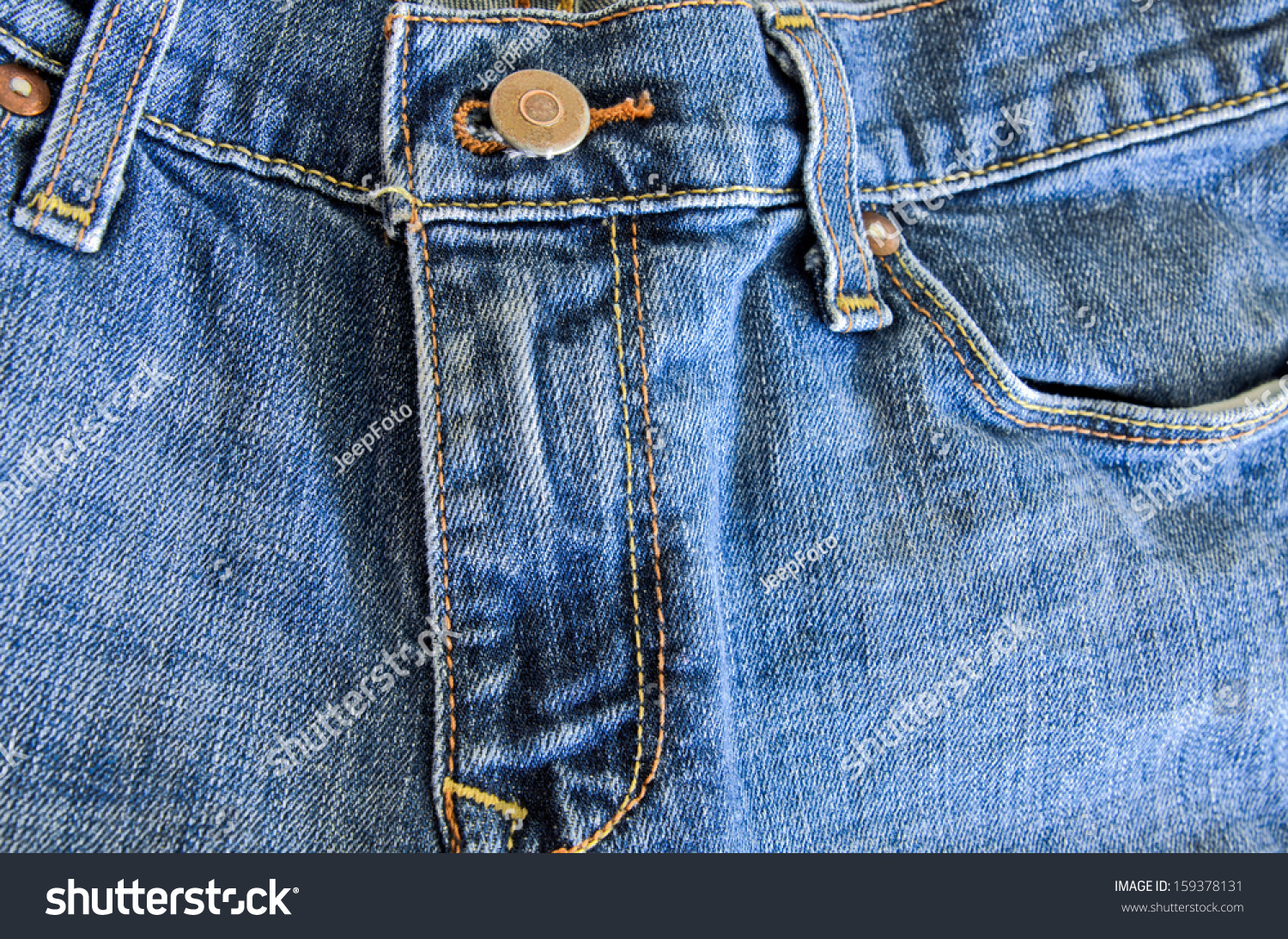 Close Up Texture Of Blue Jeans, Zipper And Button Part Stock Photo ...