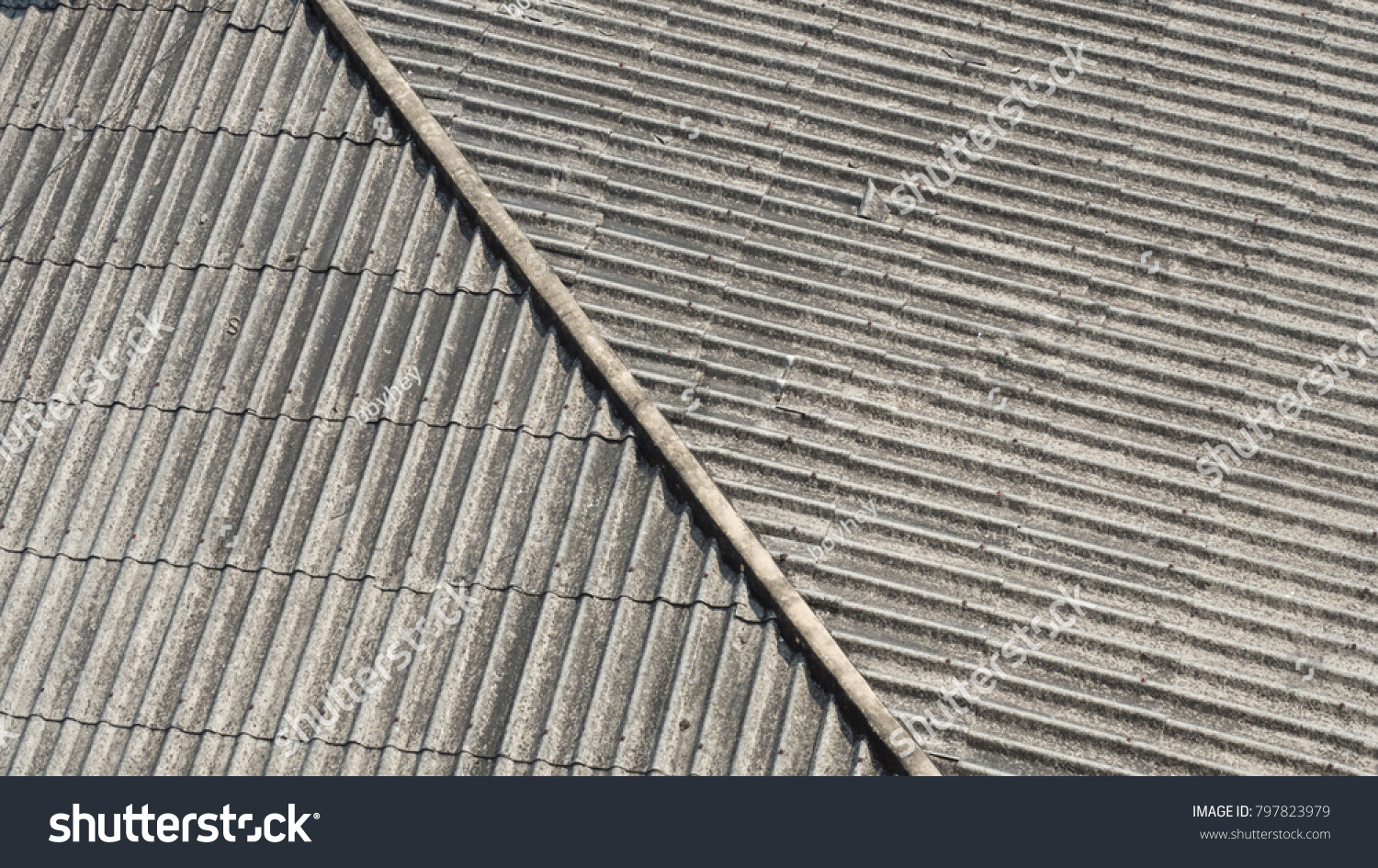 Close Top View On Roof Background Stock Photo (Edit Now) 797823979