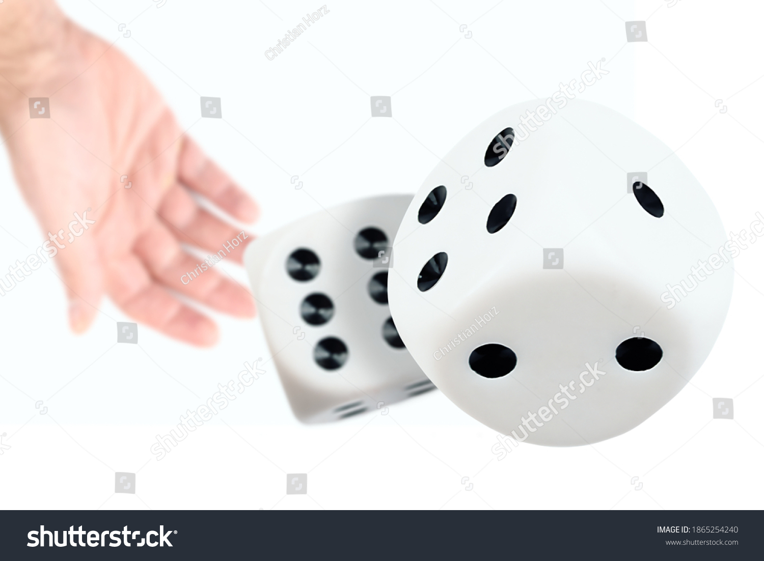 764 Hand Rolling Dice Stock Photos Images And Photography Shutterstock