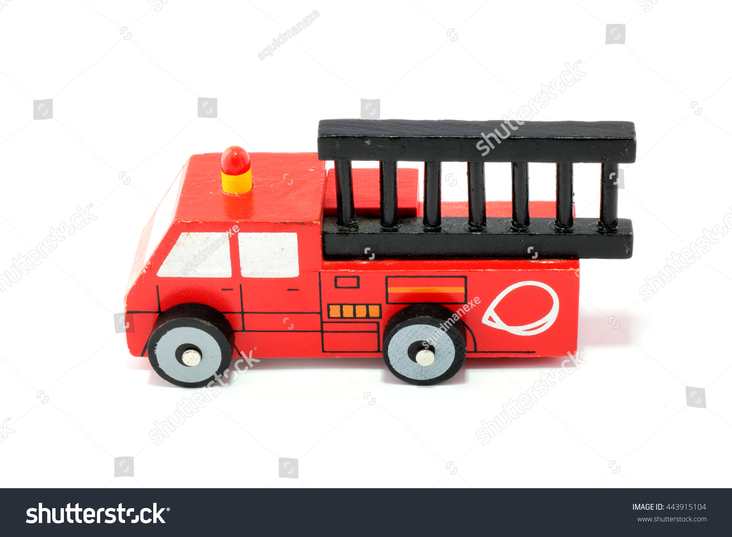 vintage toy fire engine