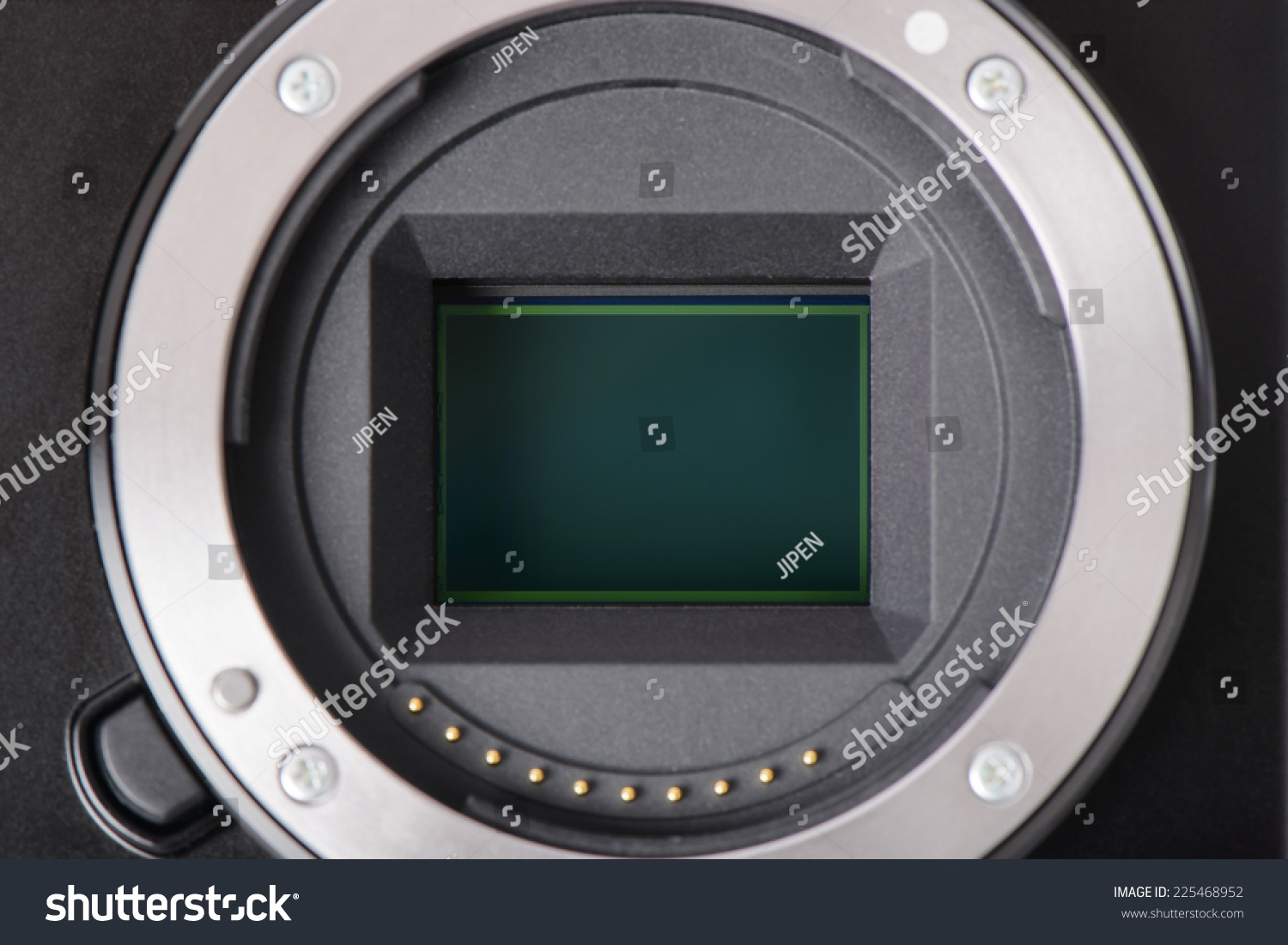 Closeup Apsc Image Sensor Mirrorless Camera Stock Photo 225468952 ...