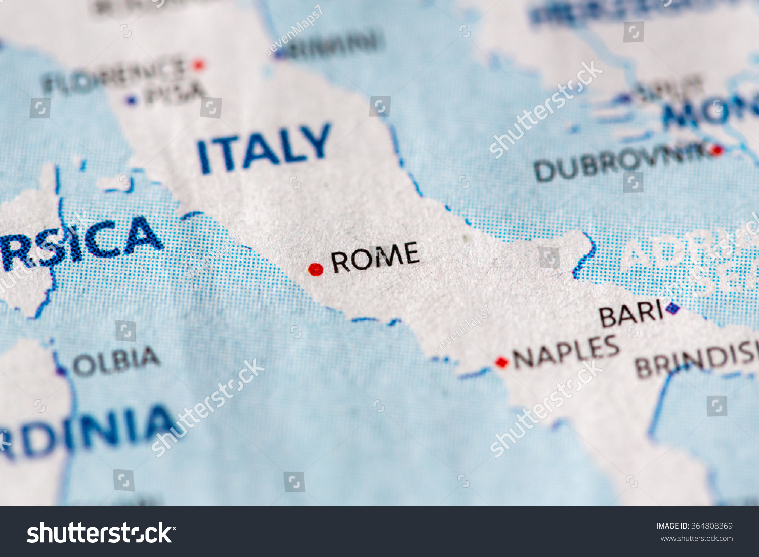 Rome In World Political Map Closeup Rome Italy On Political Map Stock Photo 364808369 | Shutterstock