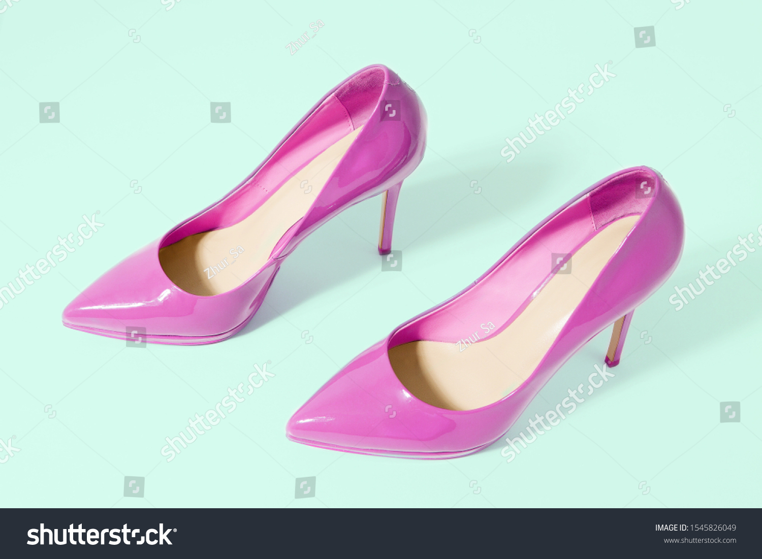 patent leather shoes in summer