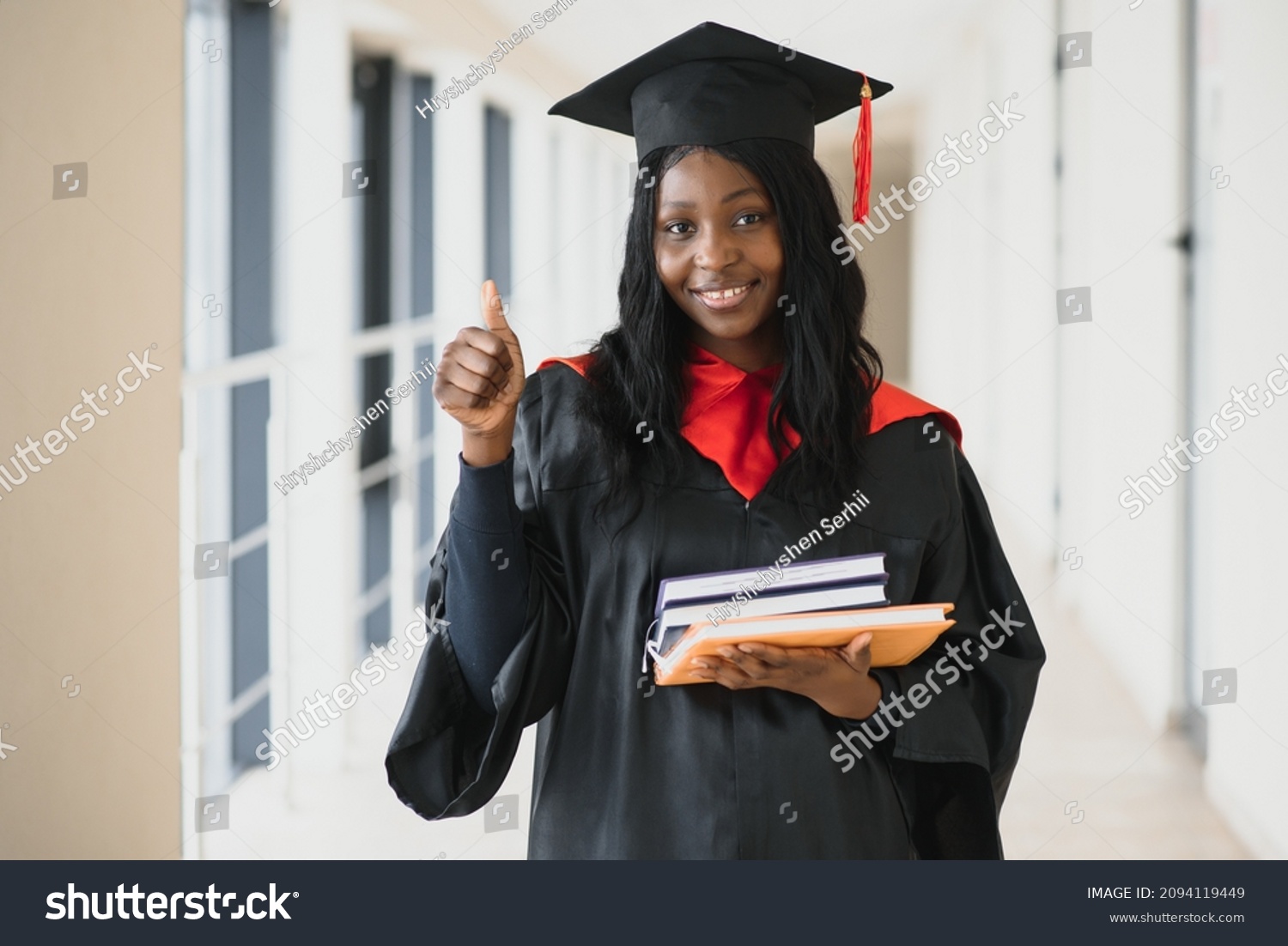 Closeup Portrait Happy Female Student Certificate Stock Photo ...