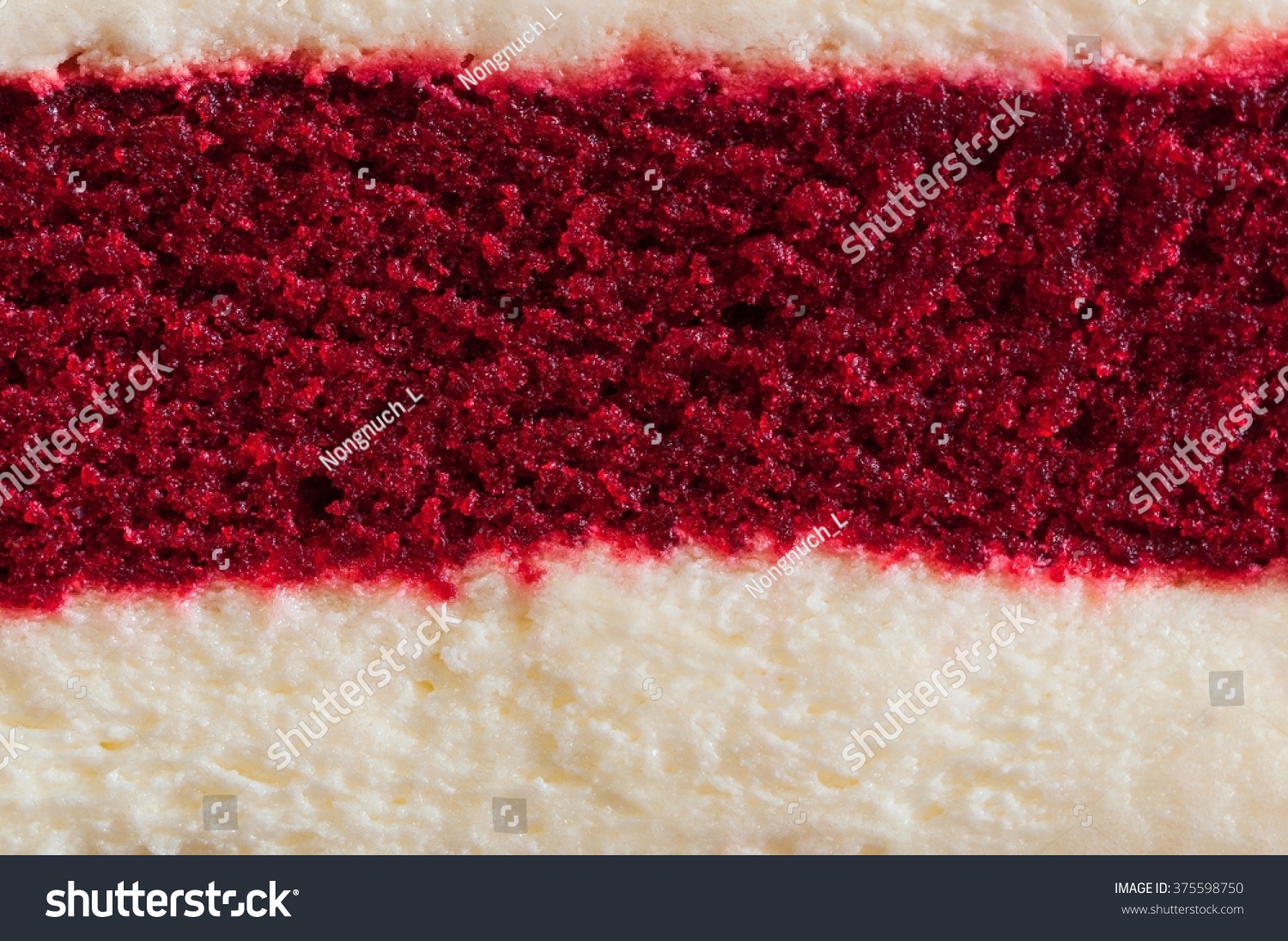 stock photo closeup red velvet cake texture or abstract background 375598750