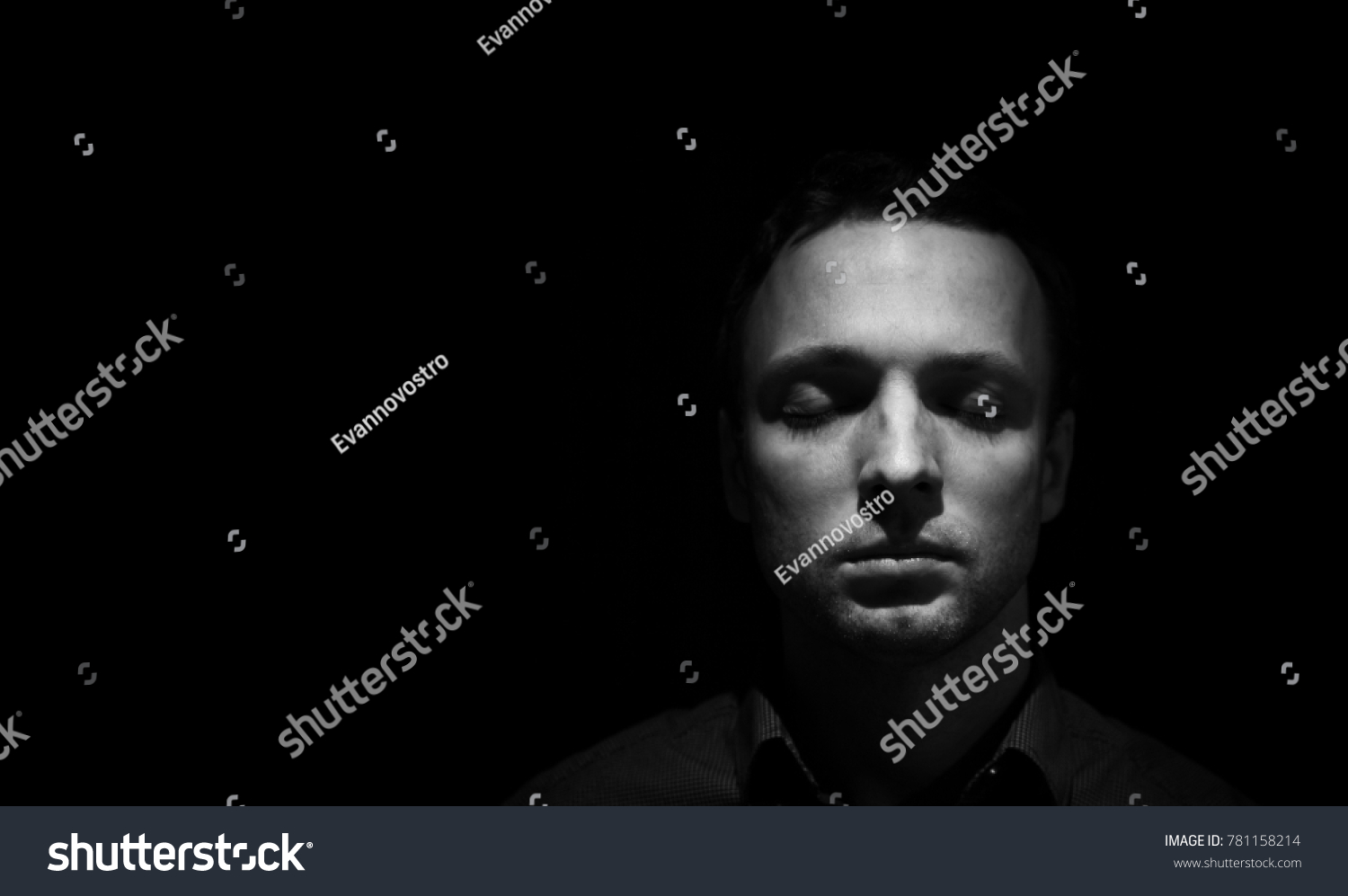 293 Photo/black man eyes closed studio Images, Stock Photos & Vectors ...