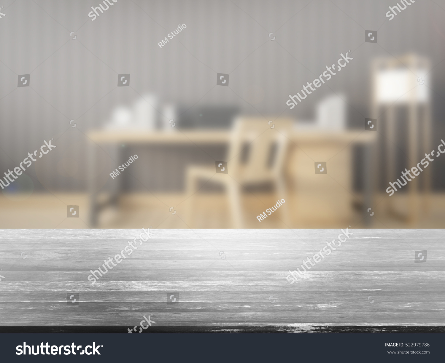 Closeup Top Wood Table Blur Background Stock Photo 522979786 | Shutterstock