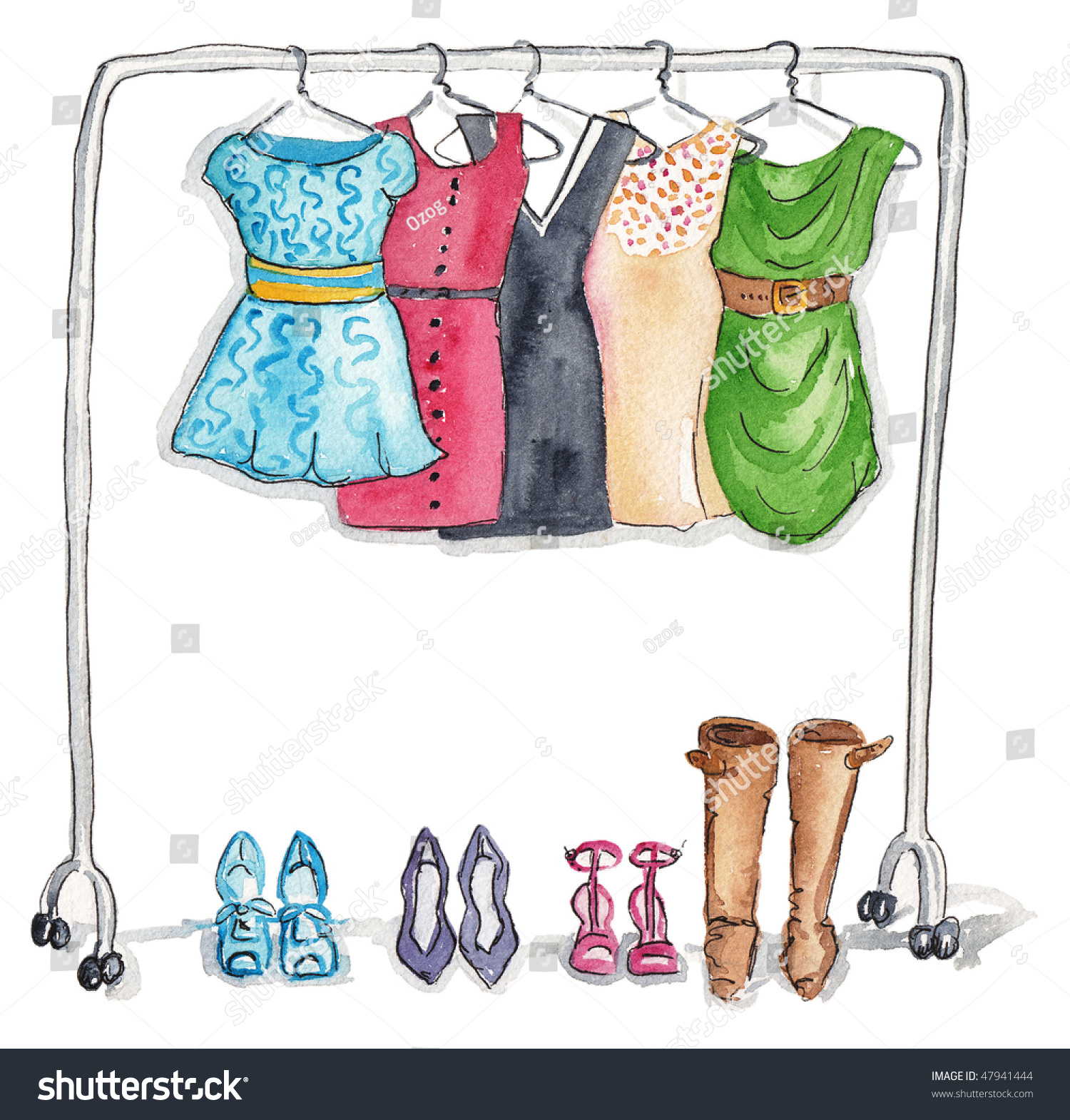 free clipart clothes rack - photo #3