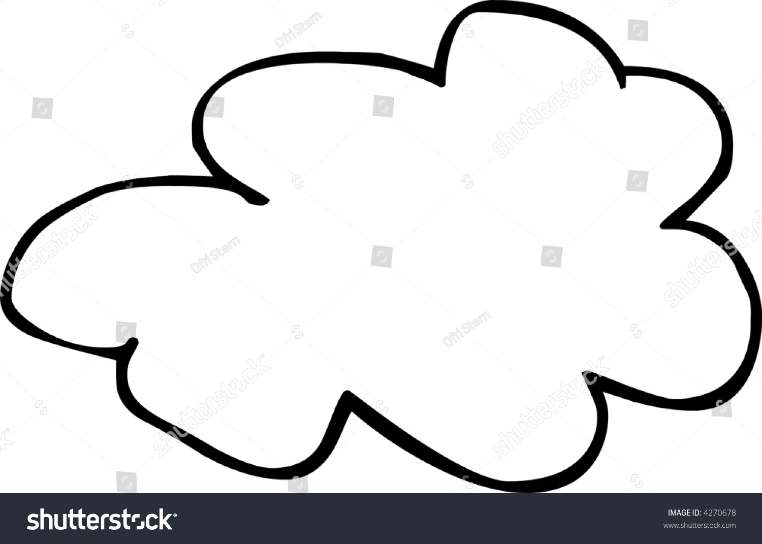 Cloud Stock Illustration 4270678 - Shutterstock