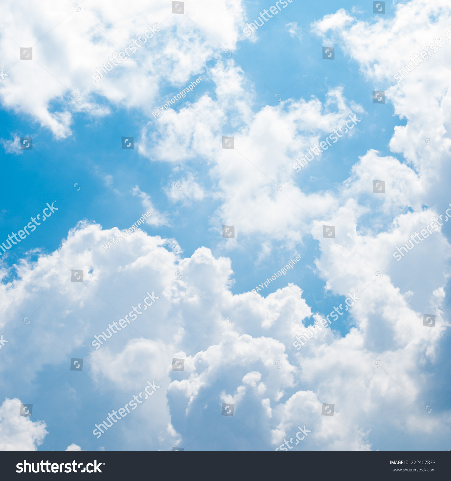 Clouds In The Blue Sky Stock Photo 222407833 : Shutterstock