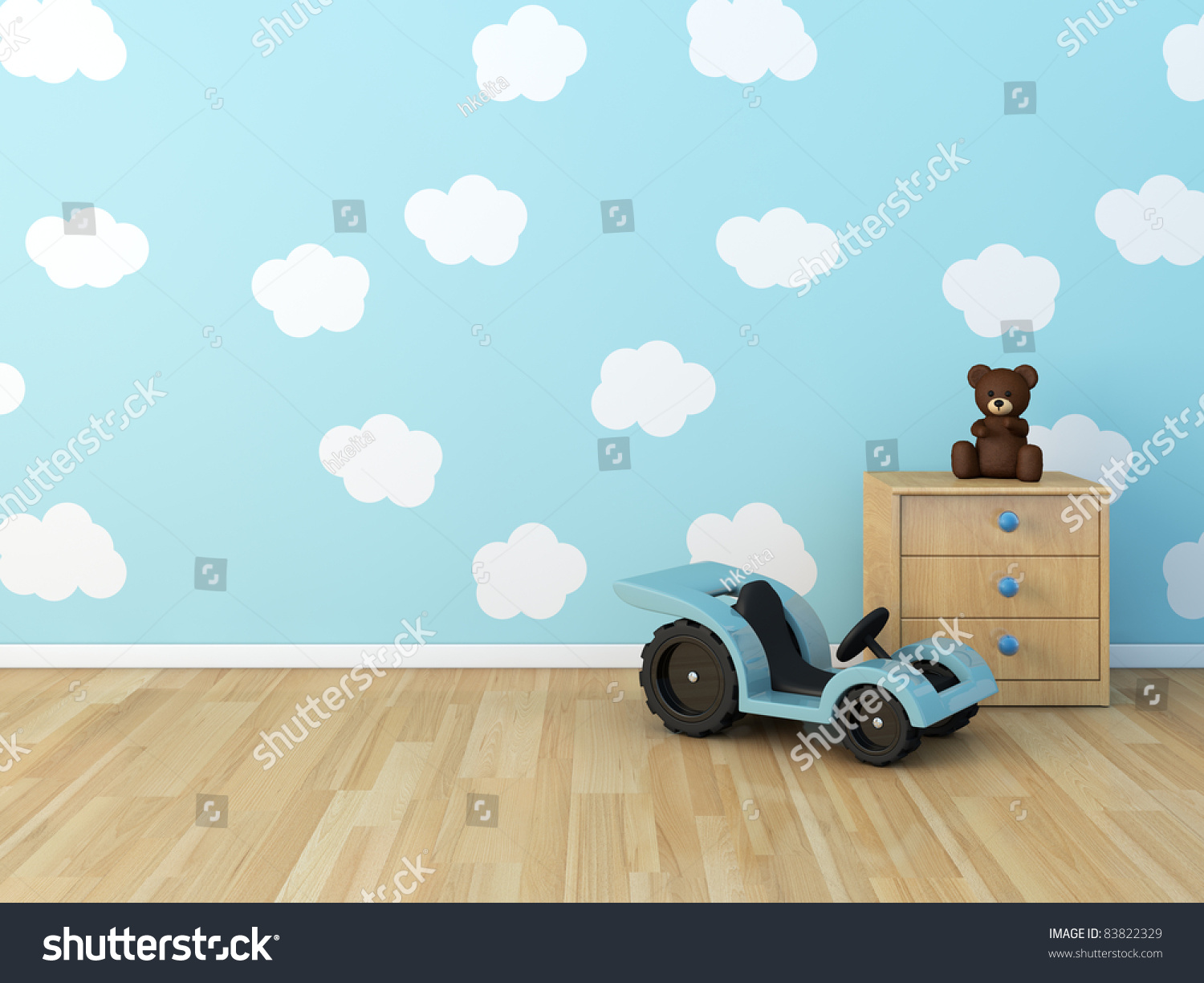 Clouds On The Wall Stock Photo 83822329 : Shutterstock