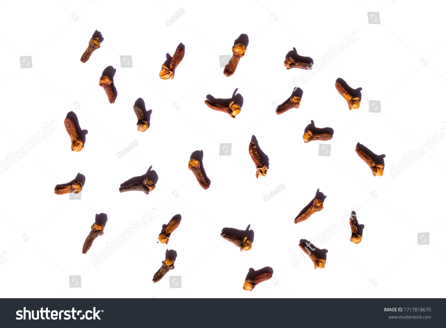 Clove Isolated On White Background Stock Photo 1717818670 | Shutterstock