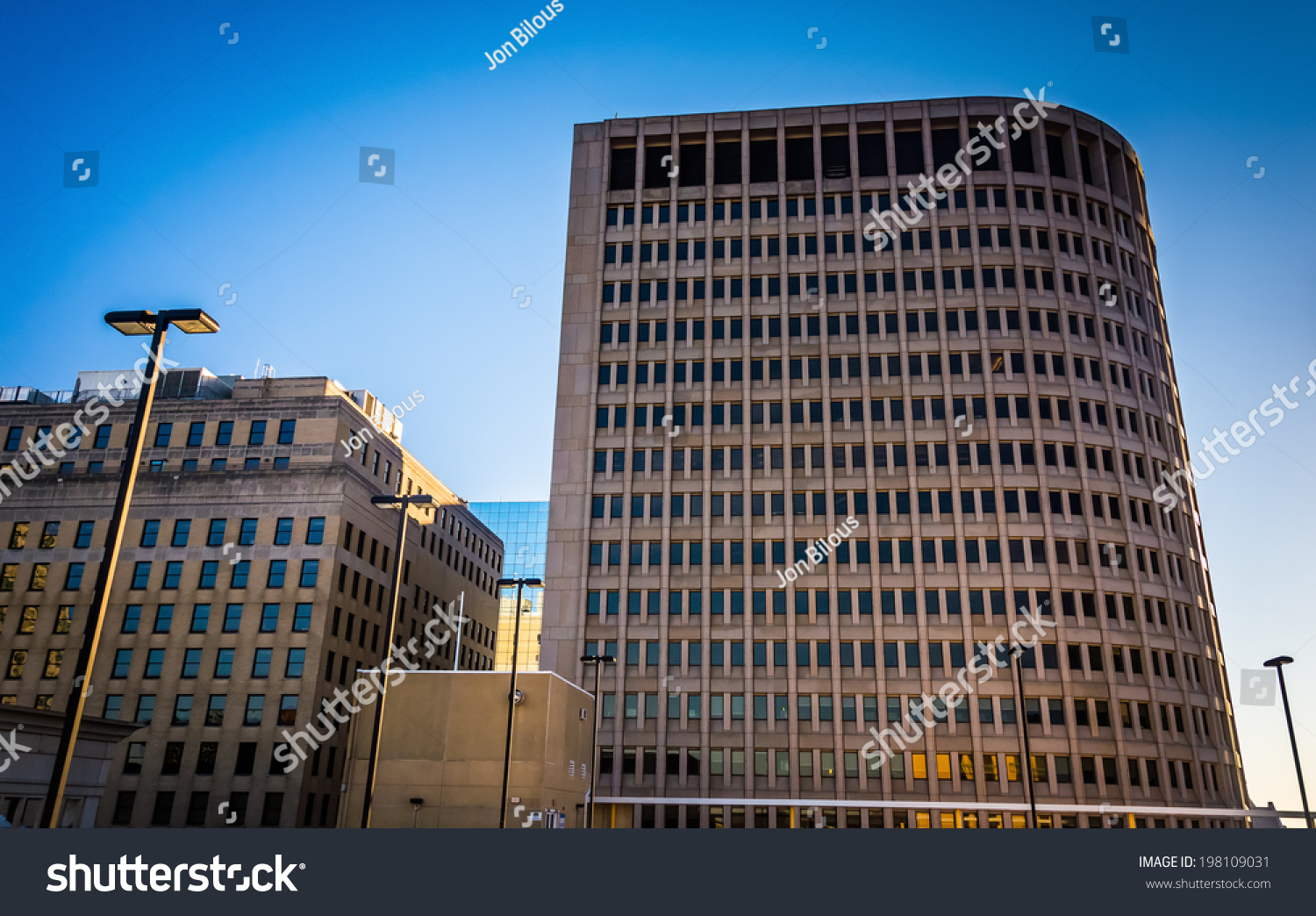 Cluster Buildings Seen Top City Center Stock Photo Edit Now