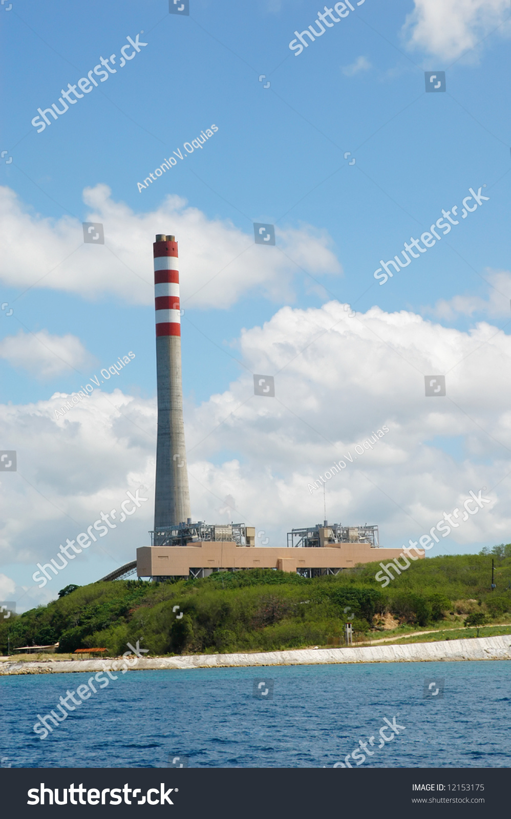 Coal-Fired Power Plant In The Philippines Stock Photo 12153175 ...