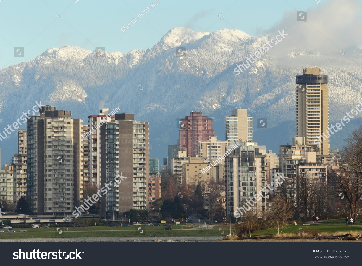 Coast Mountains Towers Vancouver View Across Stock Photo Edit Now