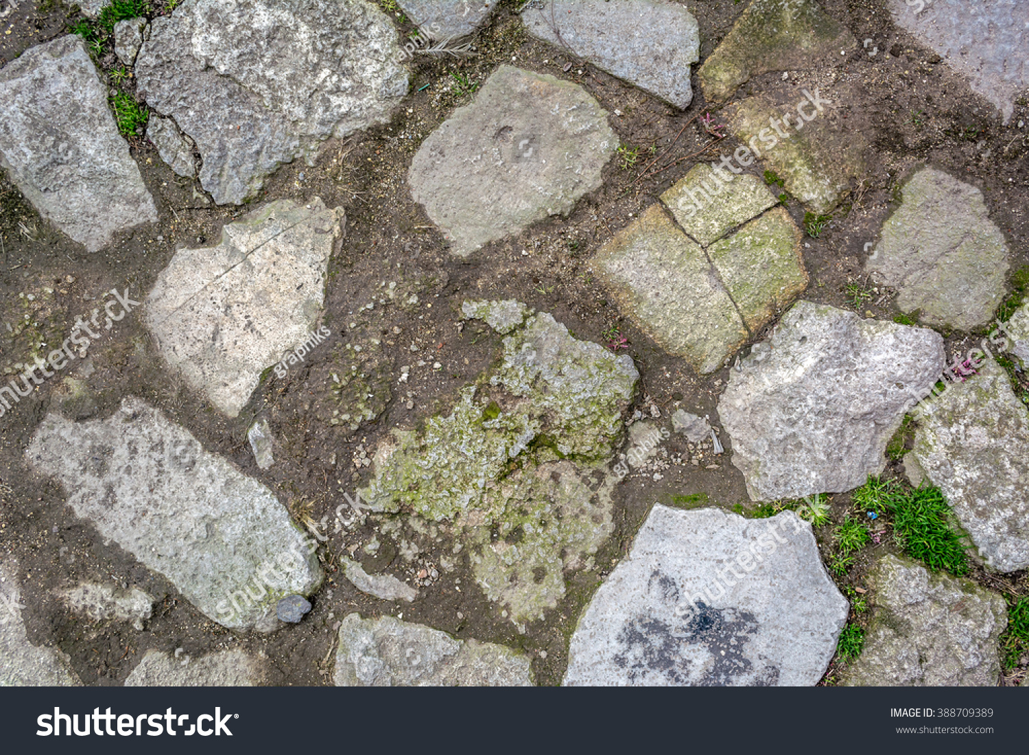 Cobblestone With Grass Texture , Stone Path With Grass Texture ...