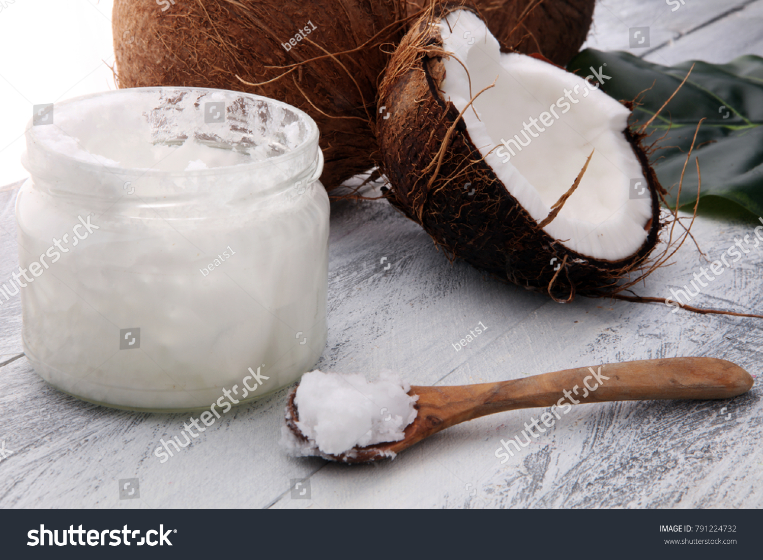 Download Coconut Opened Glass Jar Fresh Coconut Stock Photo Edit Now 791224732 PSD Mockup Templates