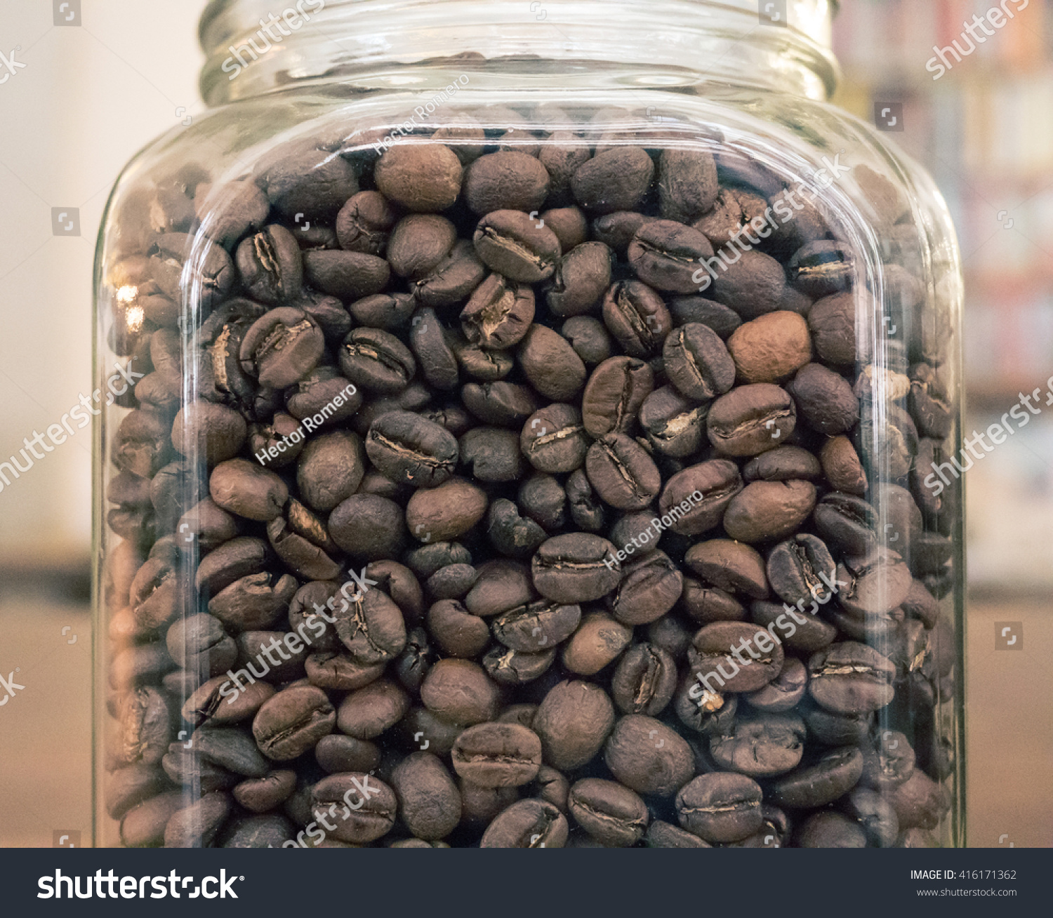 Download Coffee Beans Jar Closeup Stock Photo Edit Now 416171362 PSD Mockup Templates