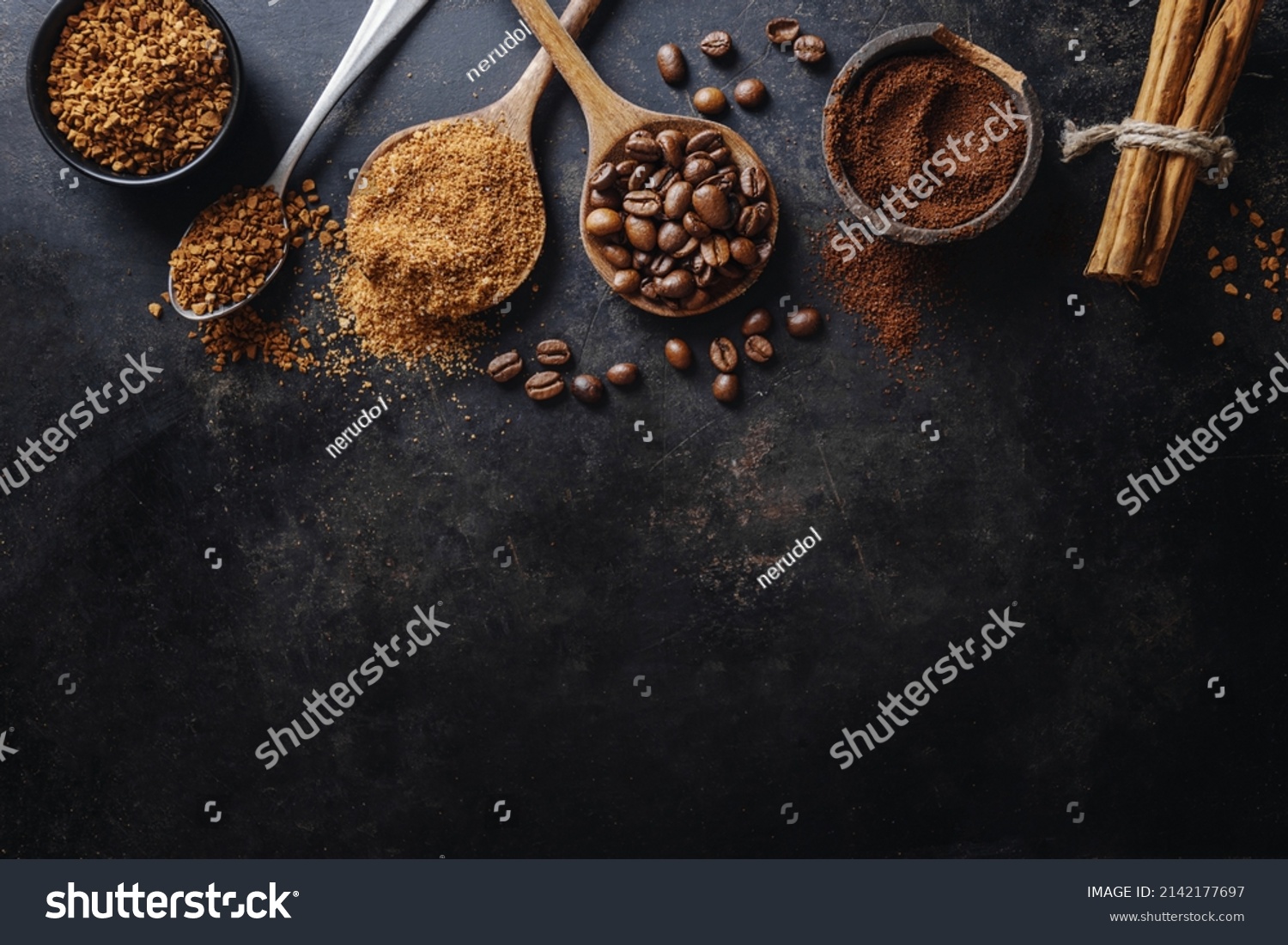 Coffee Concept Differents Types Coffee Coffee Stock Photo 2142177697 ...