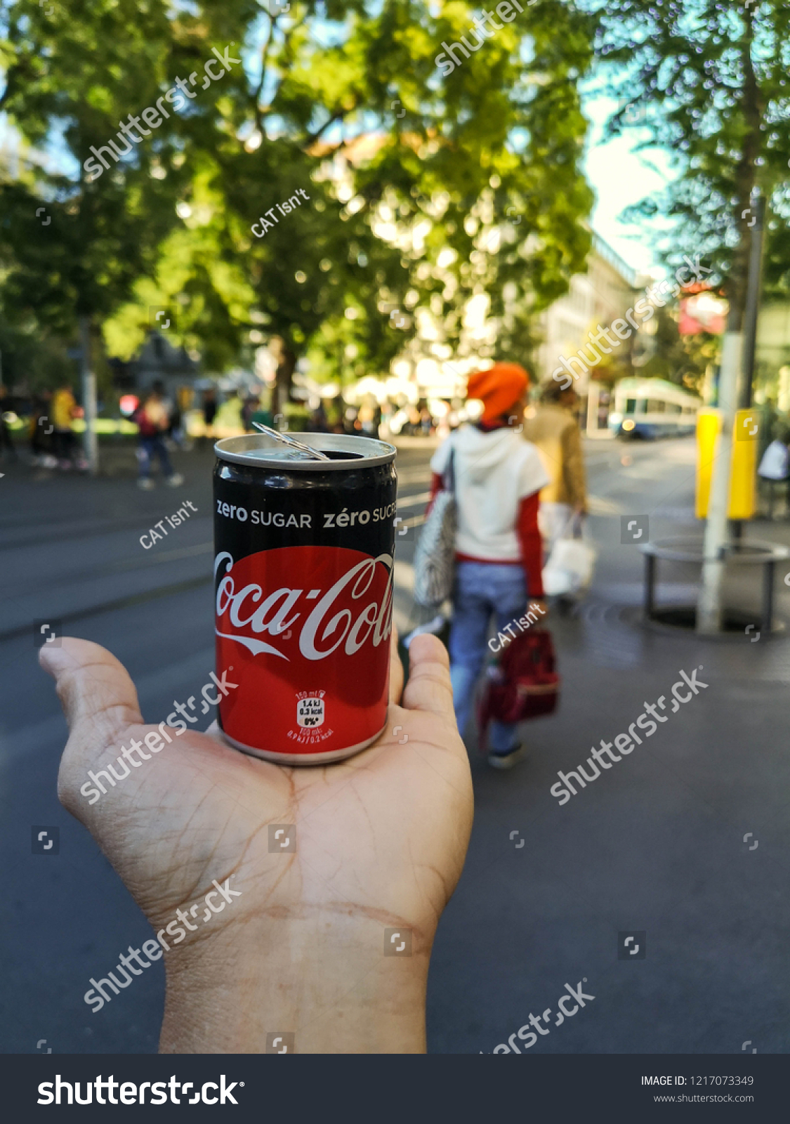 Coke Organizes Campaign Interlaken Ost Ost Stock Photo Edit Now