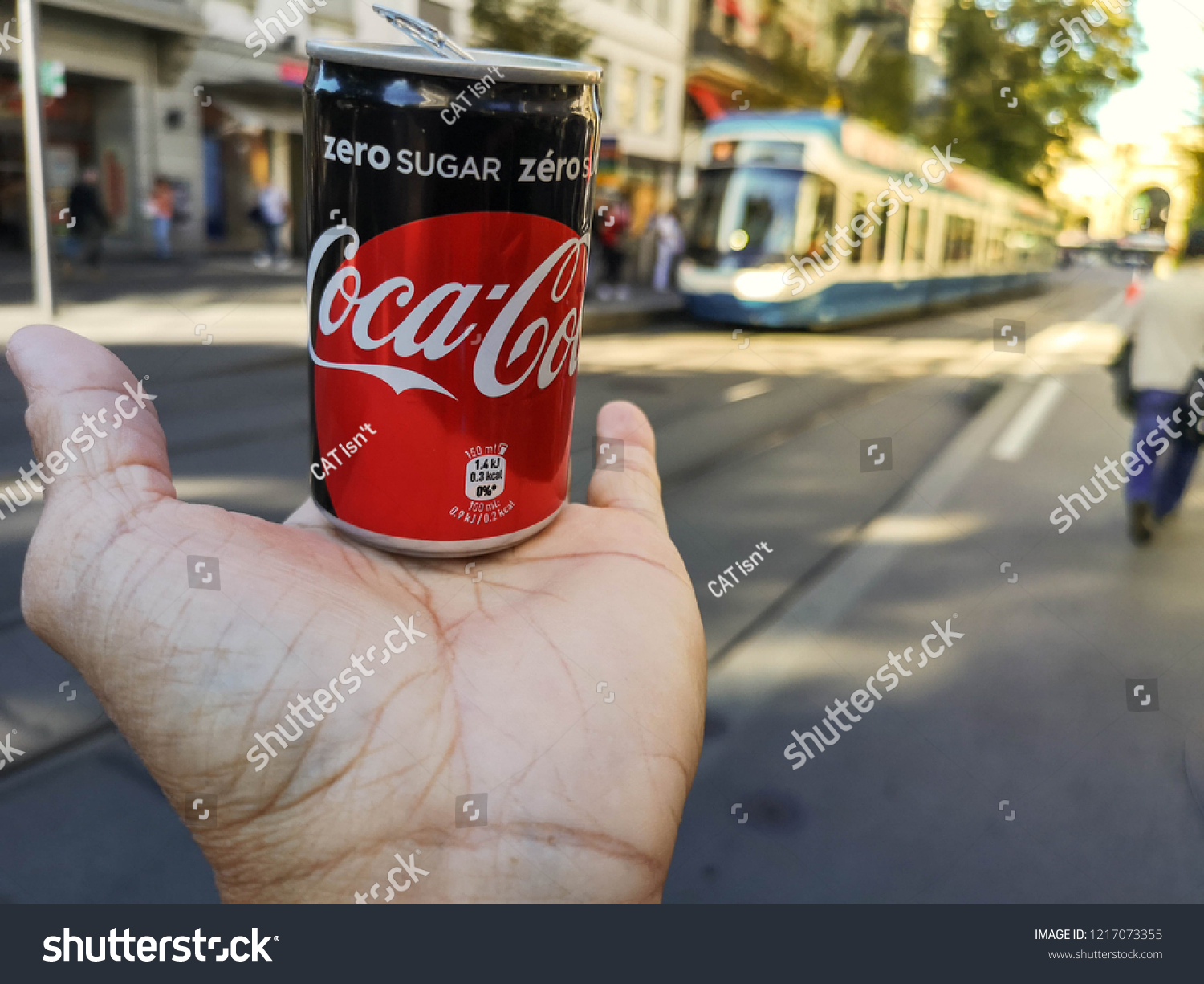 Coke Organizes Campaign Interlaken Ost Ost Stock Photo Edit Now