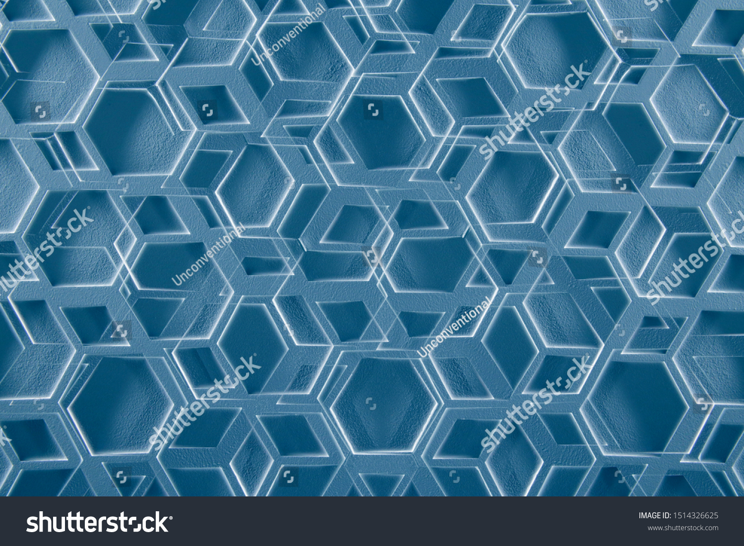 Collage Photo Drop Ceiling Panels Polygonal Stock Photo Edit Now