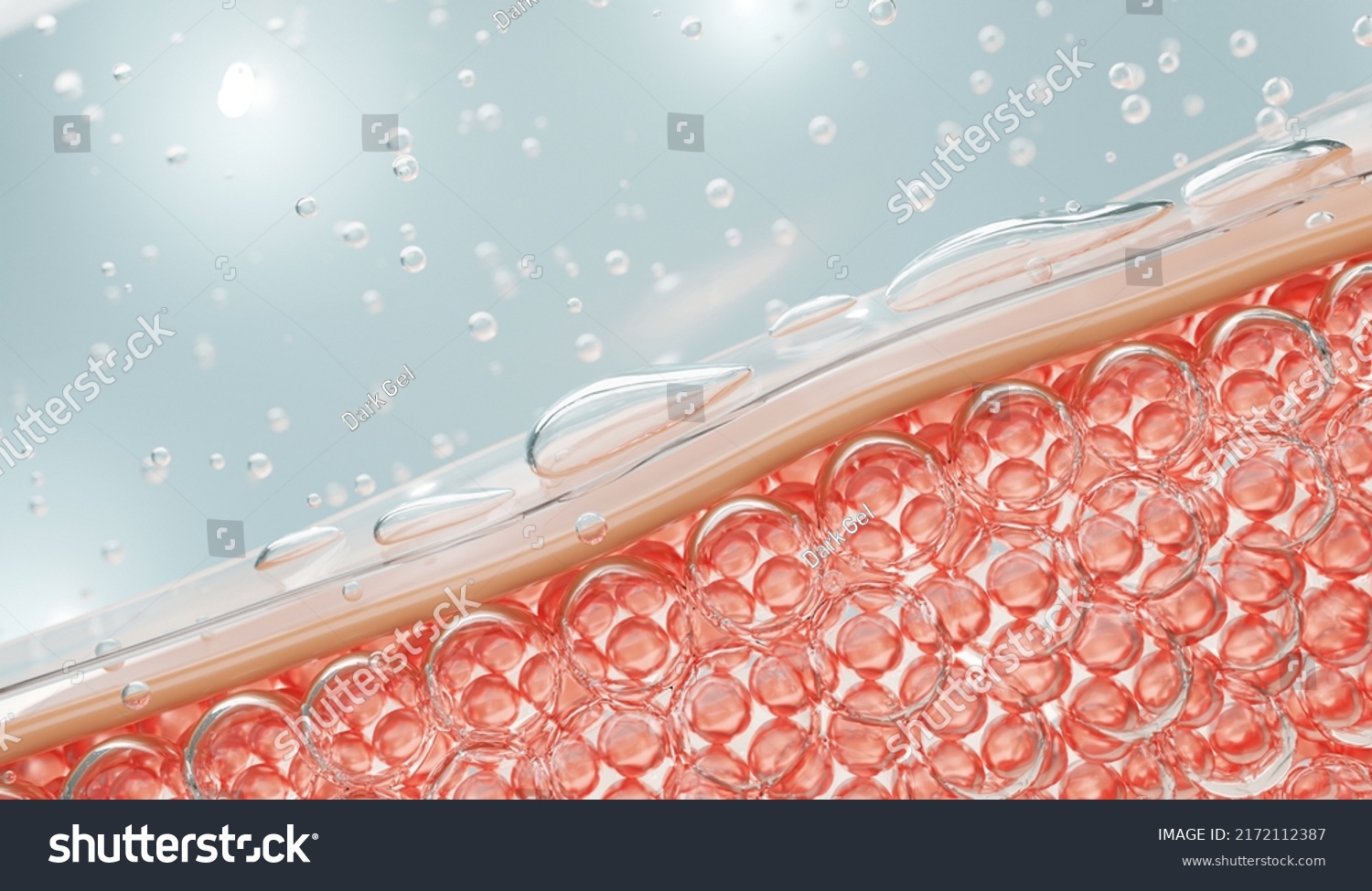 Collagen Vitamin Drop Skin Cell Concept Stock Illustration 2172112387 ...