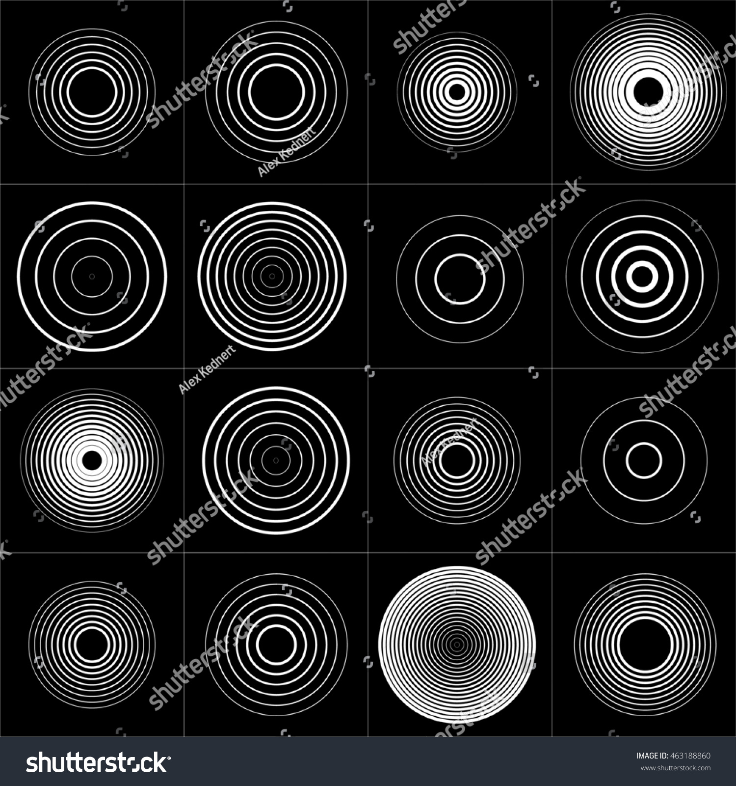 Collection Sound Symbols Stock Illustration 463188860 | Shutterstock