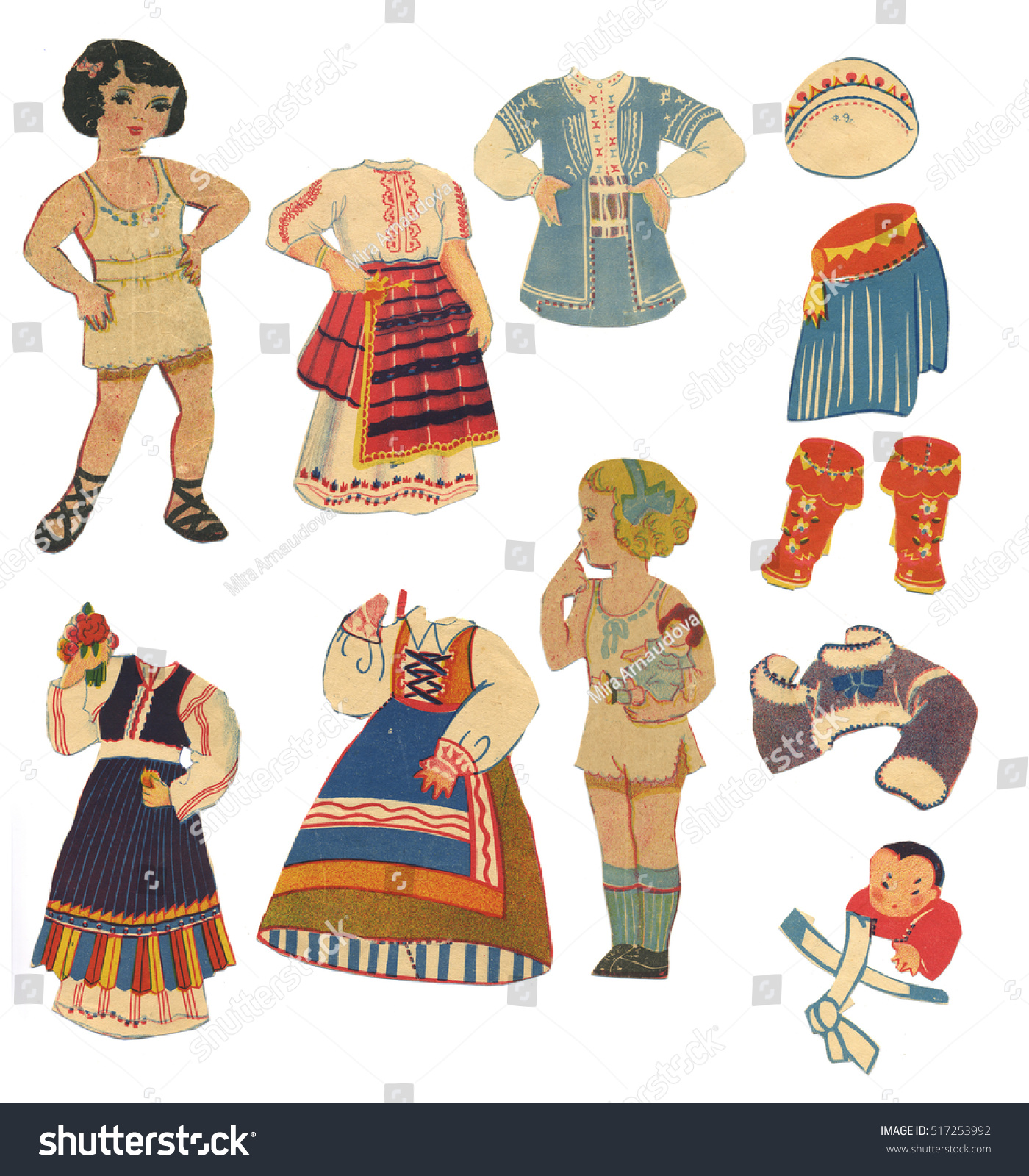 old paper dolls