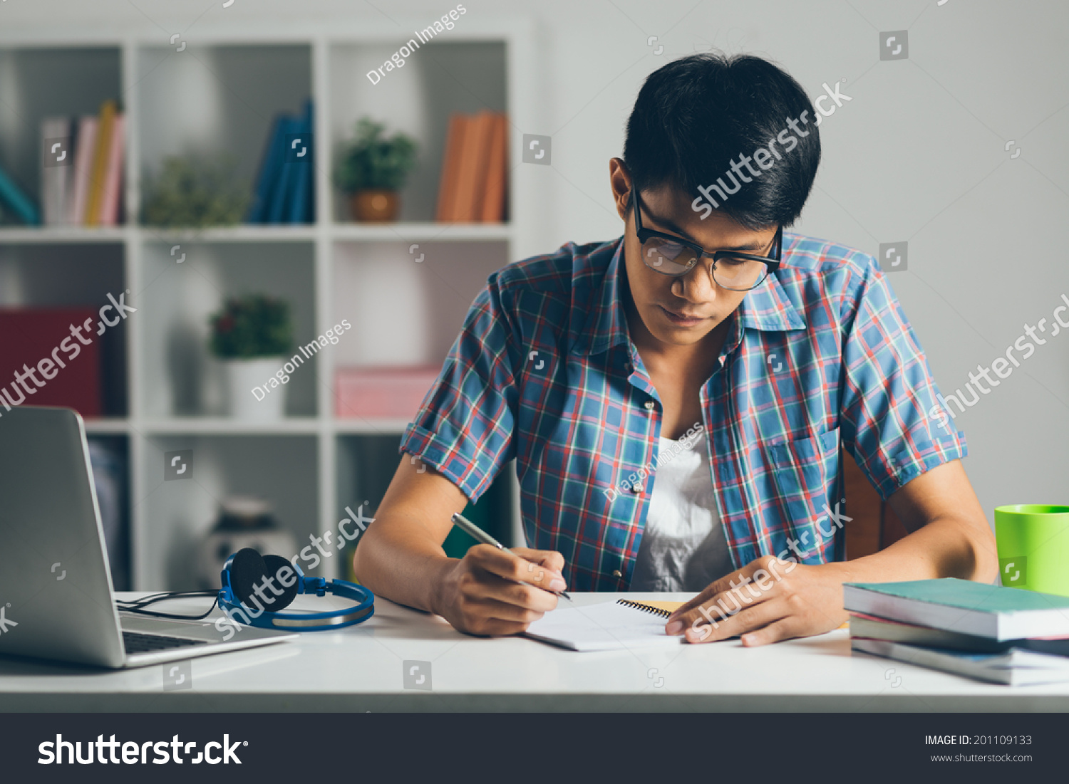 Students doing Homework