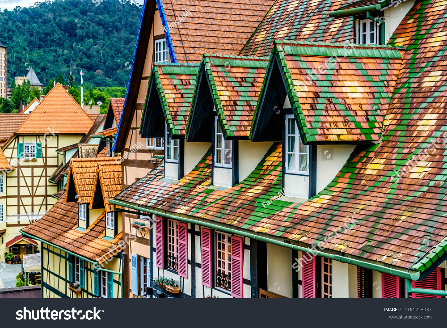 Colmar Tropicale Medieval French Village Berjaya Stock Photo Edit Now 1161228037