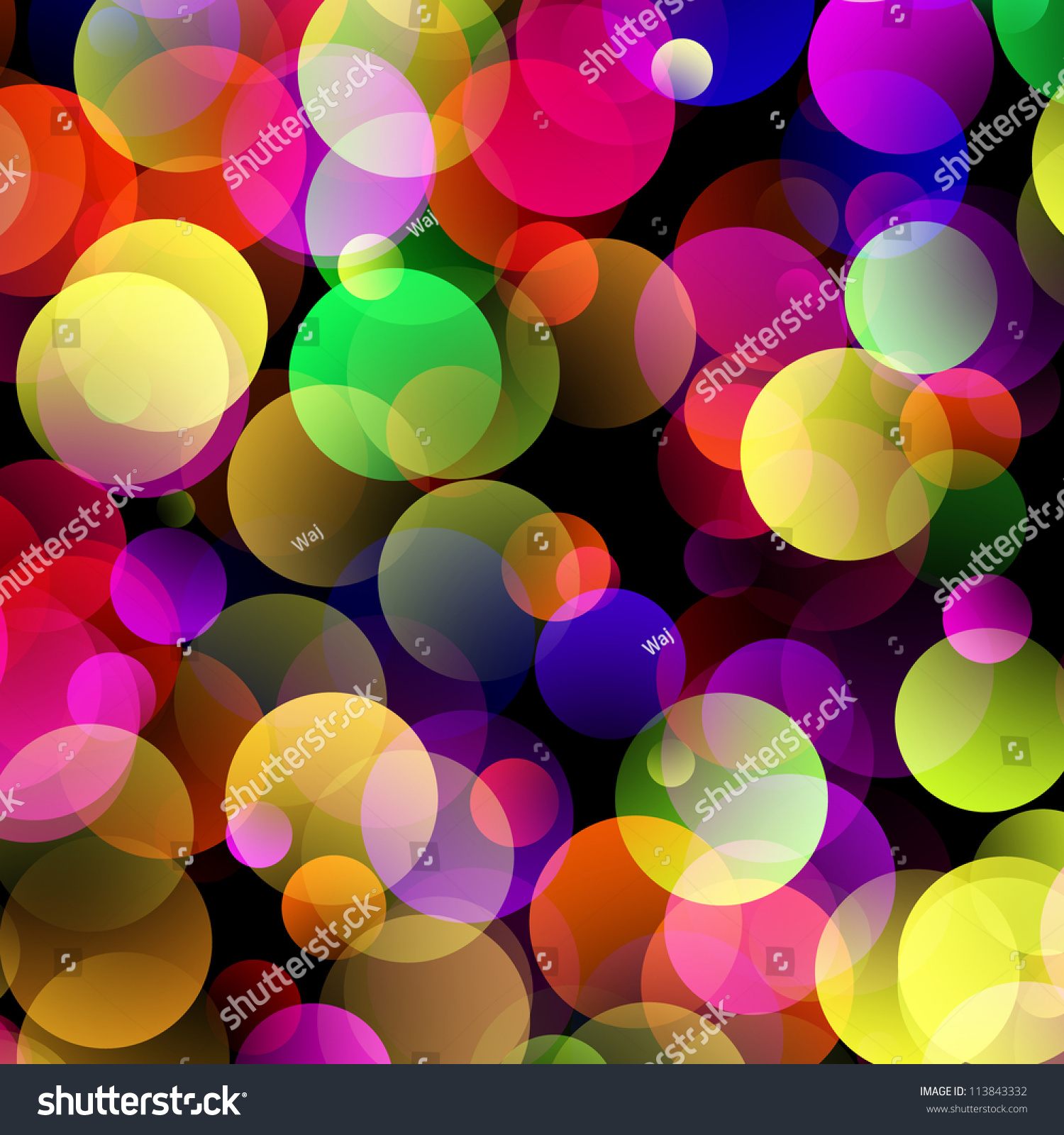 Color Circles Background Stock Photo 113843332 : Shutterstock