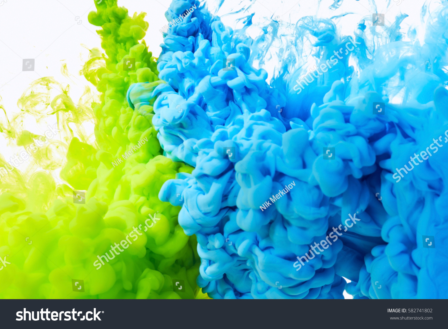 Color Drop Water Stock Photo (Edit Now) 582741802