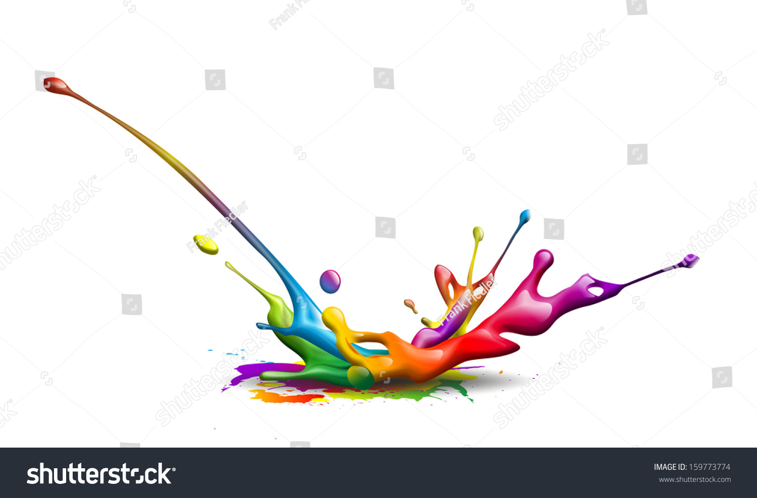 Color Ink Splash Stock Photo 159773774 Shutterstock