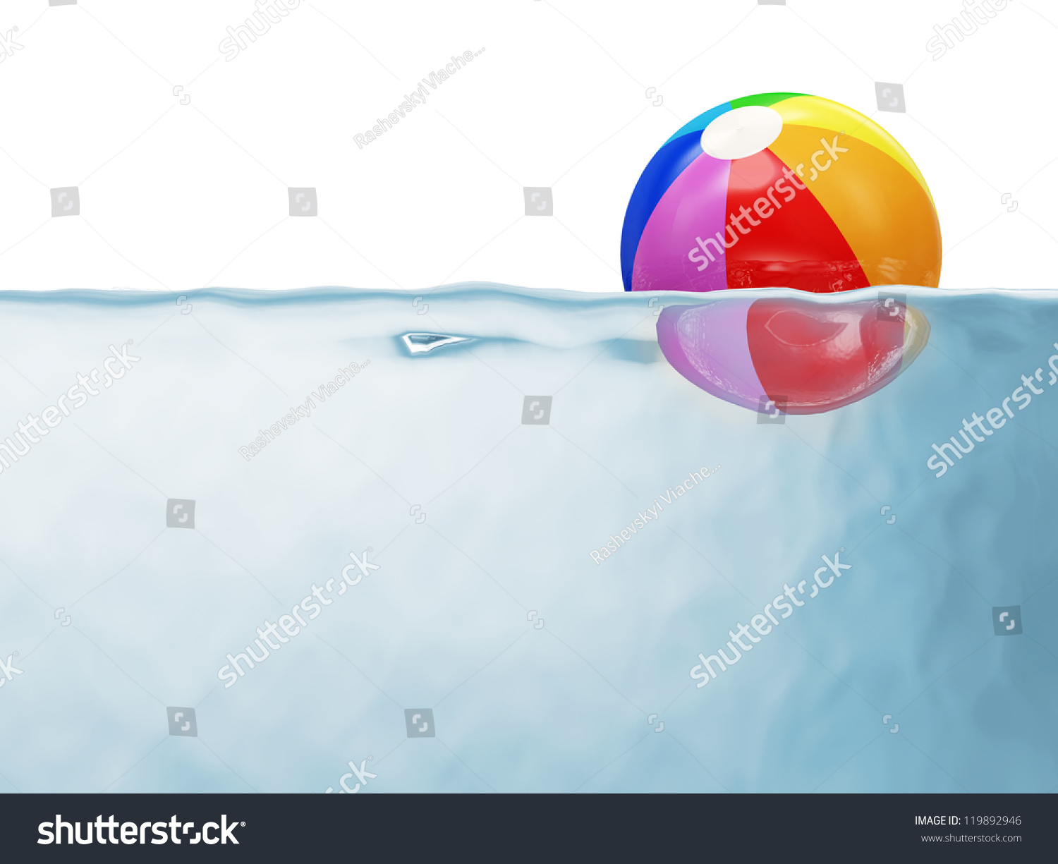 Beach Ball In Water colorful beach ball water isolated on stock illustration 119892946 Beach Ball In Water colorful beach ball water isolated on stock illustration 119892946