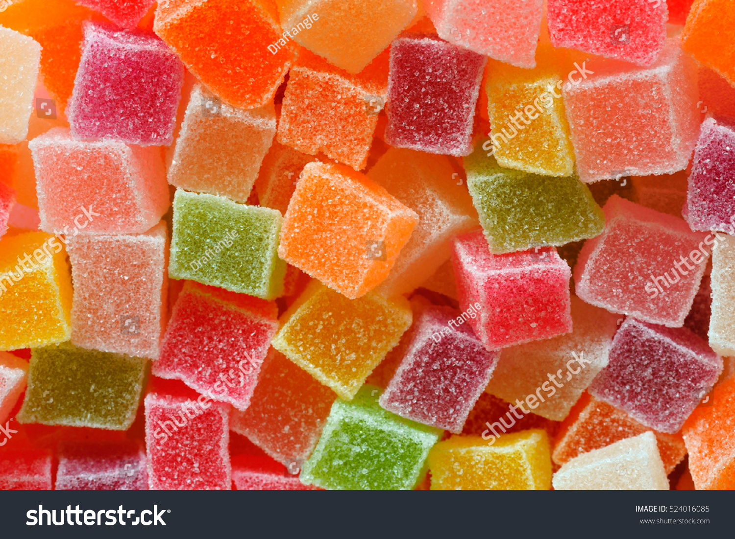 Colorful Candy Jelly Sweet Close Up Stock Photo 524016085 Shutterstock