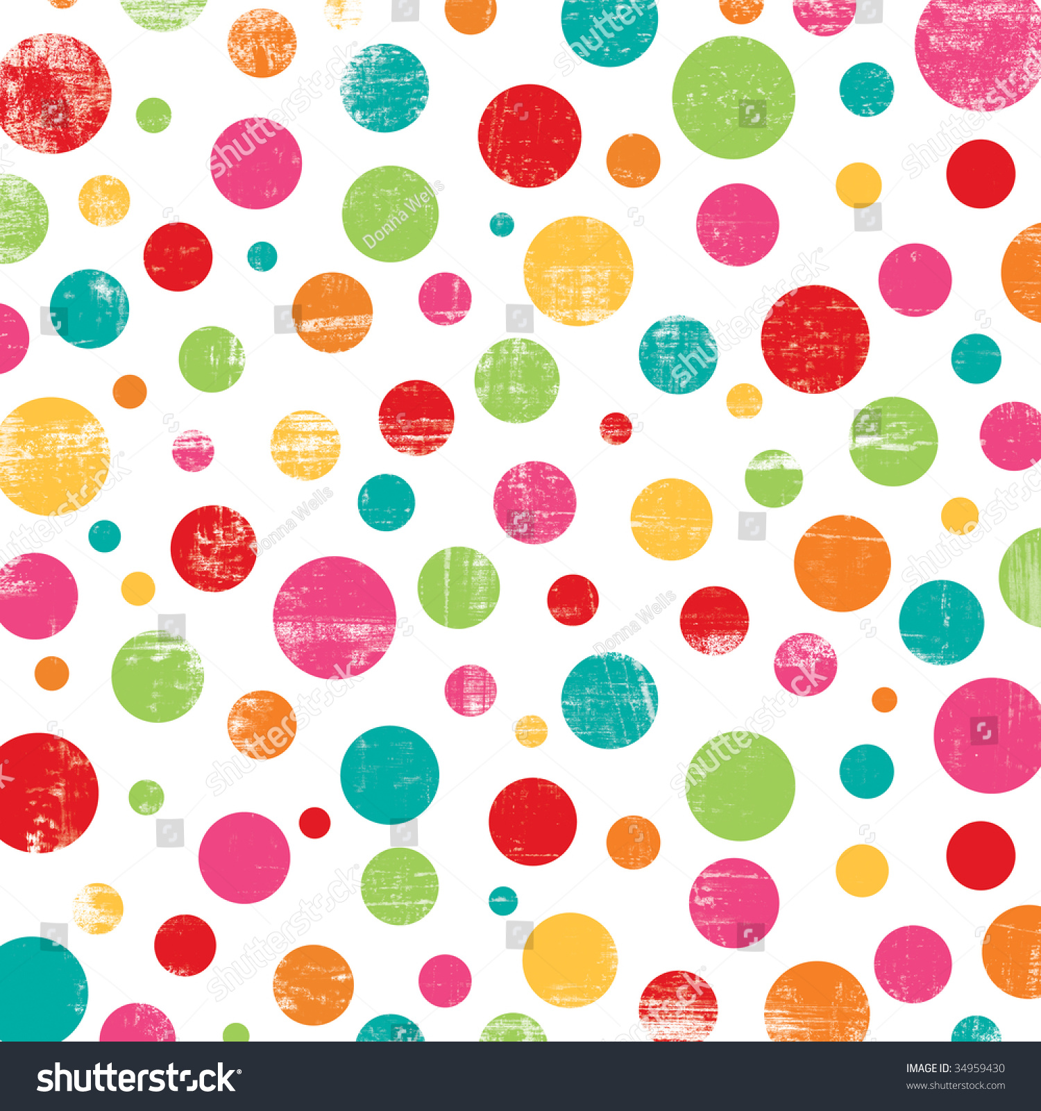 Colorful Dot Design Stock Illustration 34959430 - Shutterstock